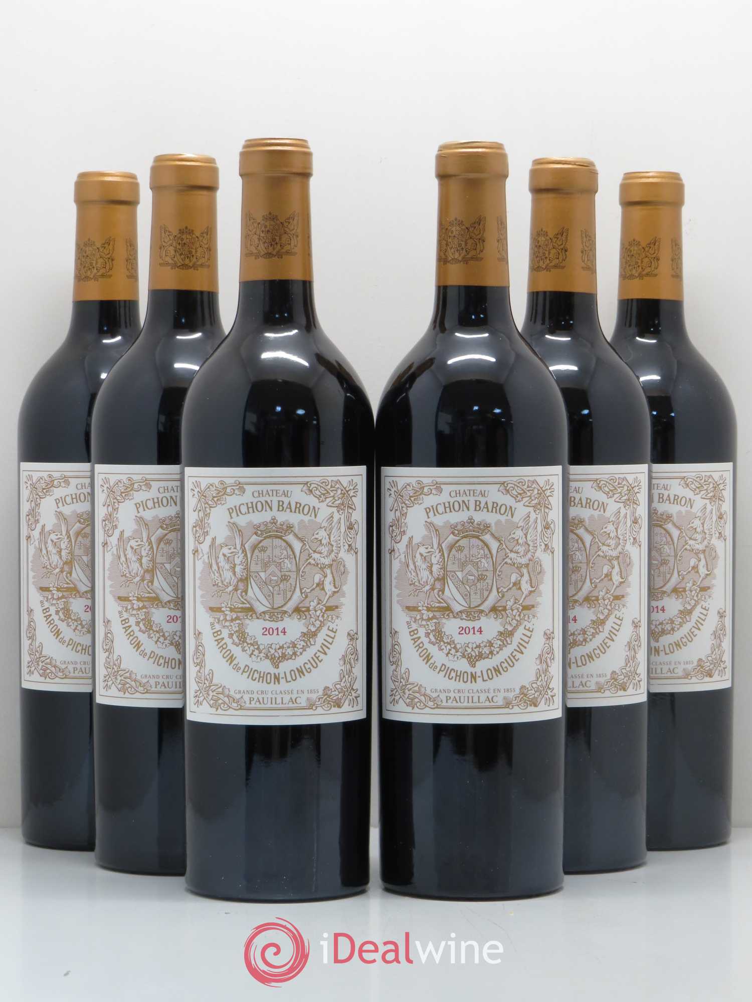 Pichon Longueville Baron 2ème Grand Cru Classé 2014 - Lotto di 6 bottiglie - 0