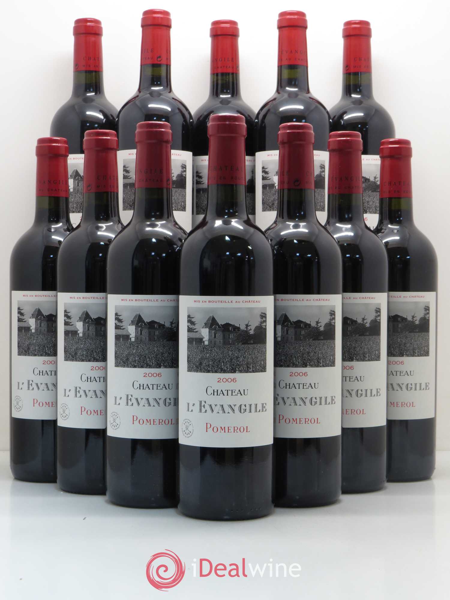 Château l' Évangile 2006 - Lot de 12 bouteilles - 0