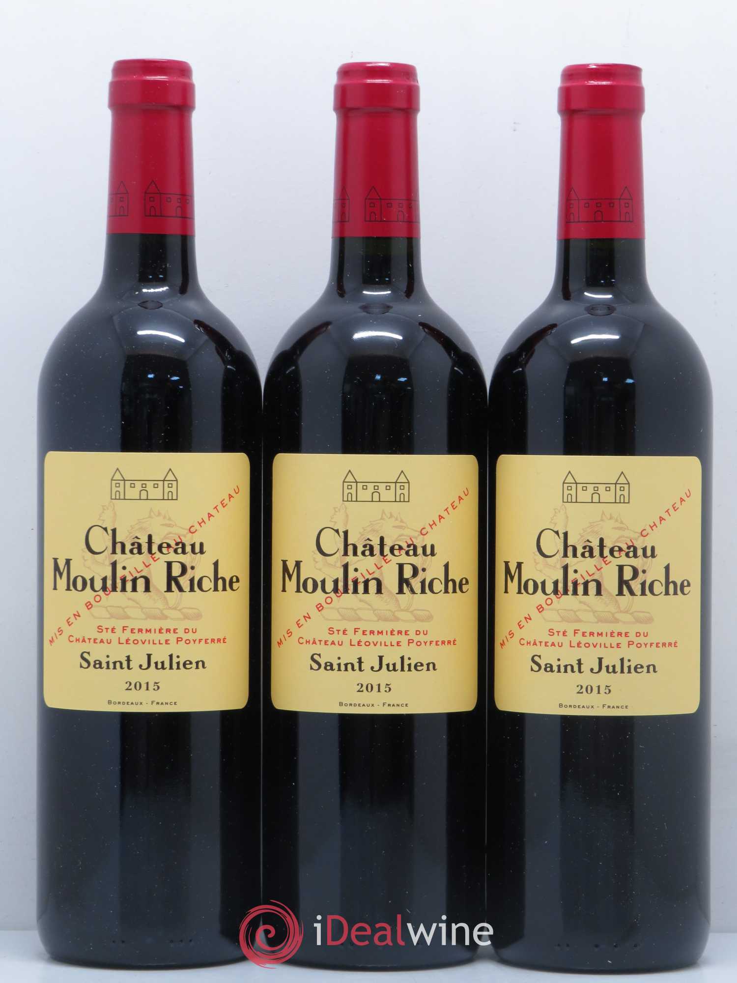 Château Moulin Riche 2015 - Lot de 12 bouteilles - 1