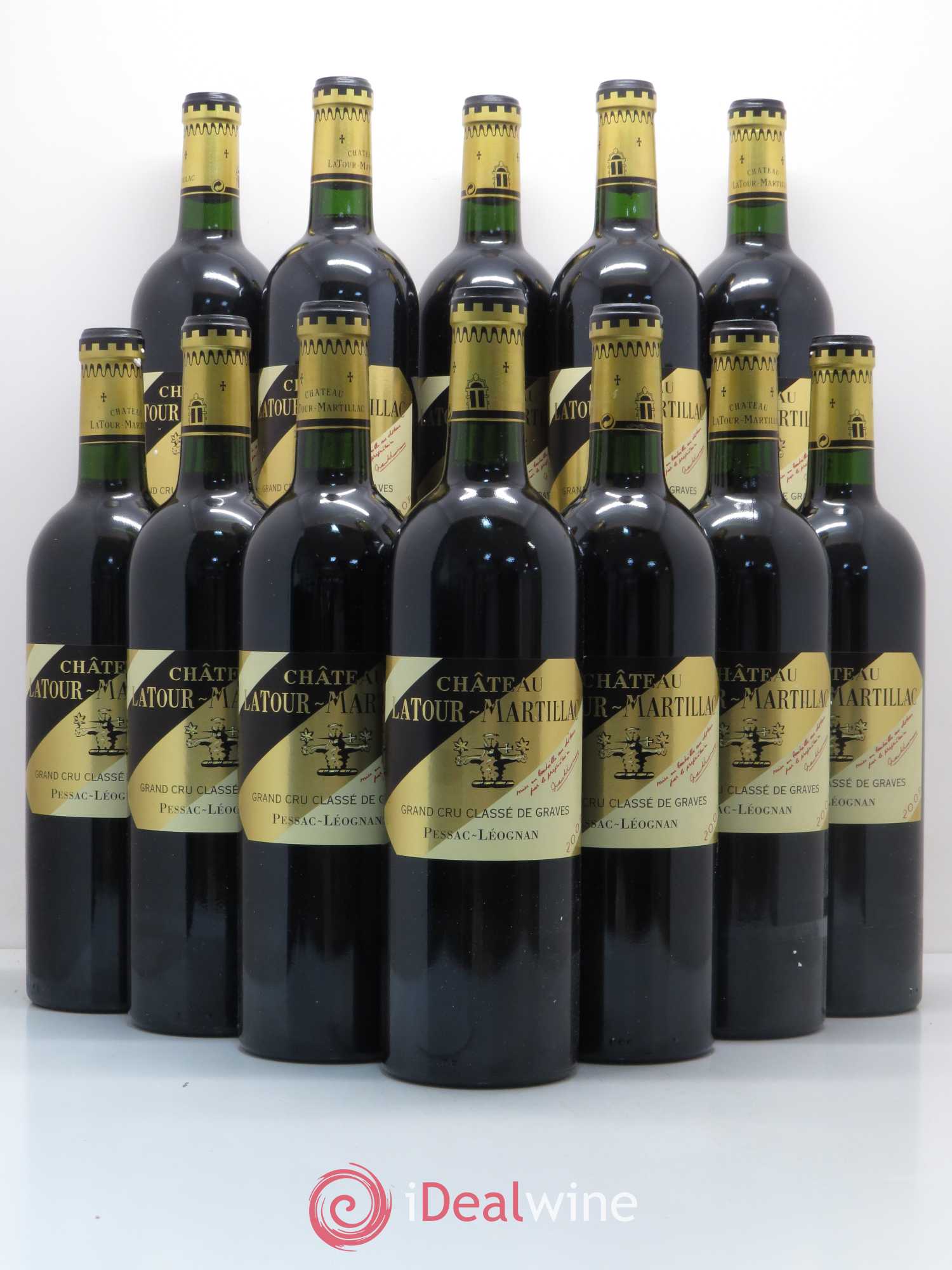 Château Latour-Martillac Cru Classé de Graves 2009 - Lot de 12 bouteilles - 0