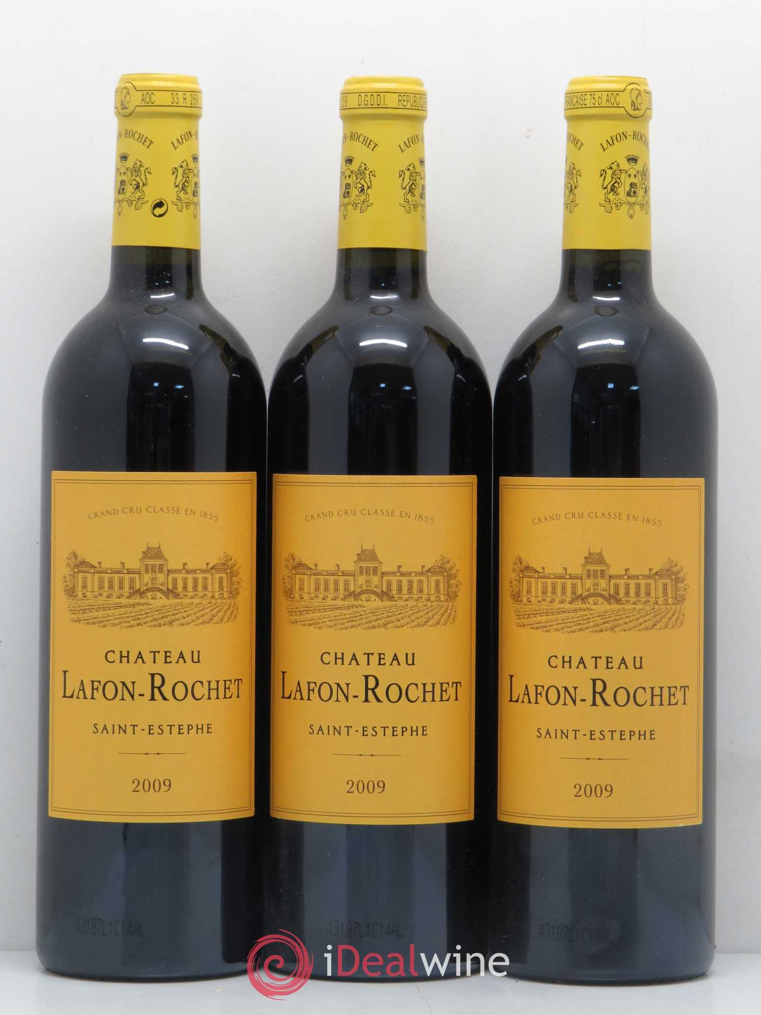Château Lafon Rochet 4ème Grand Cru Classé 2009 - Lot de 12 bouteilles - 1