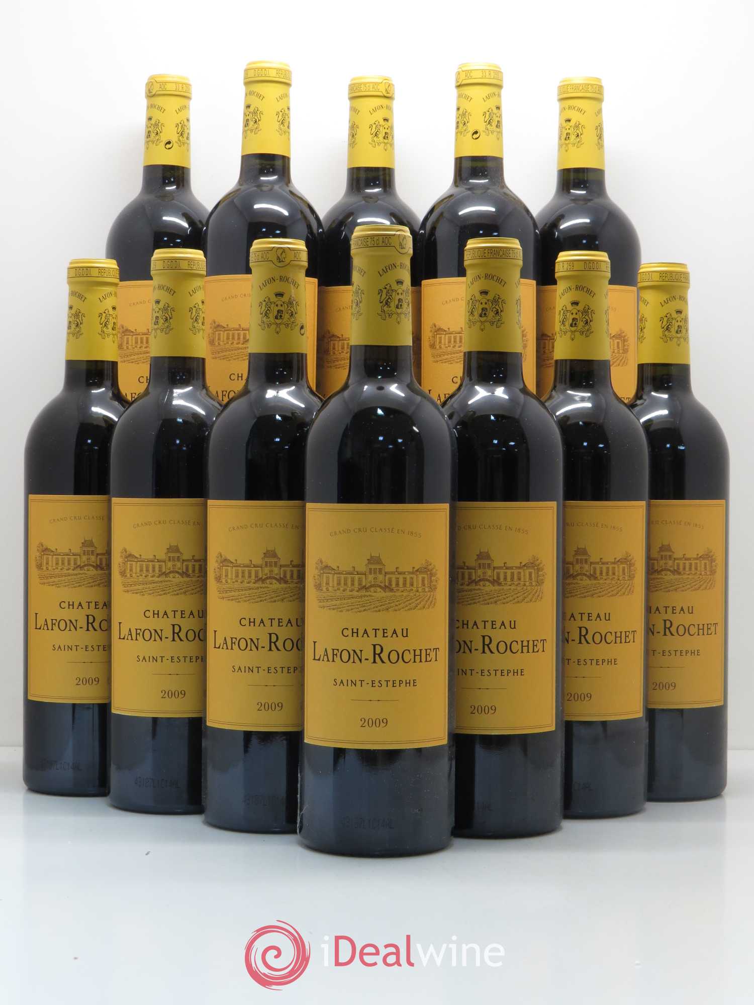 Château Lafon Rochet 4ème Grand Cru Classé 2009 - Lot de 12 bouteilles - 0