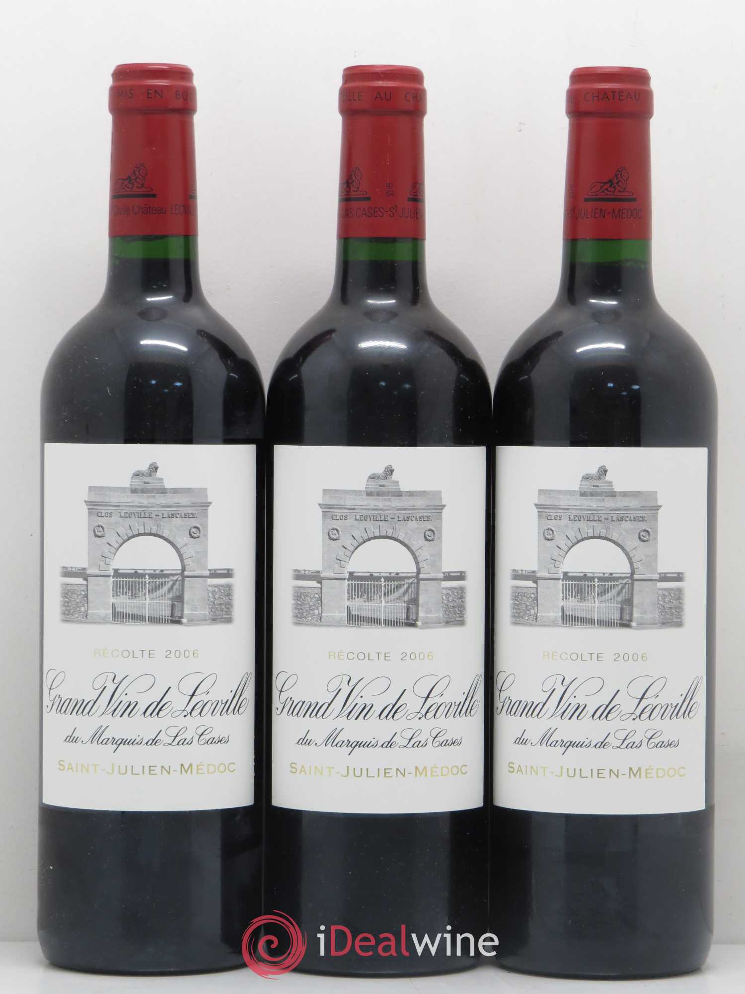 Château Léoville Las Cases 2ème Grand Cru Classé 2006 - Lot de 12 bouteilles - 2