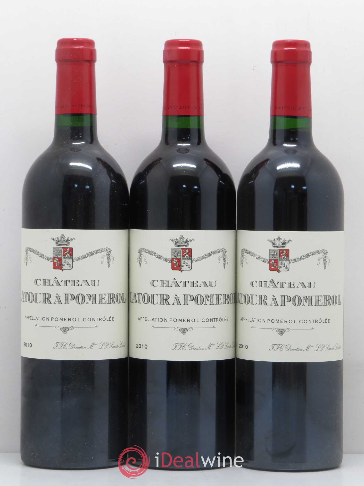 Château Latour à Pomerol 2010 - Lot de 12 bouteilles - 1