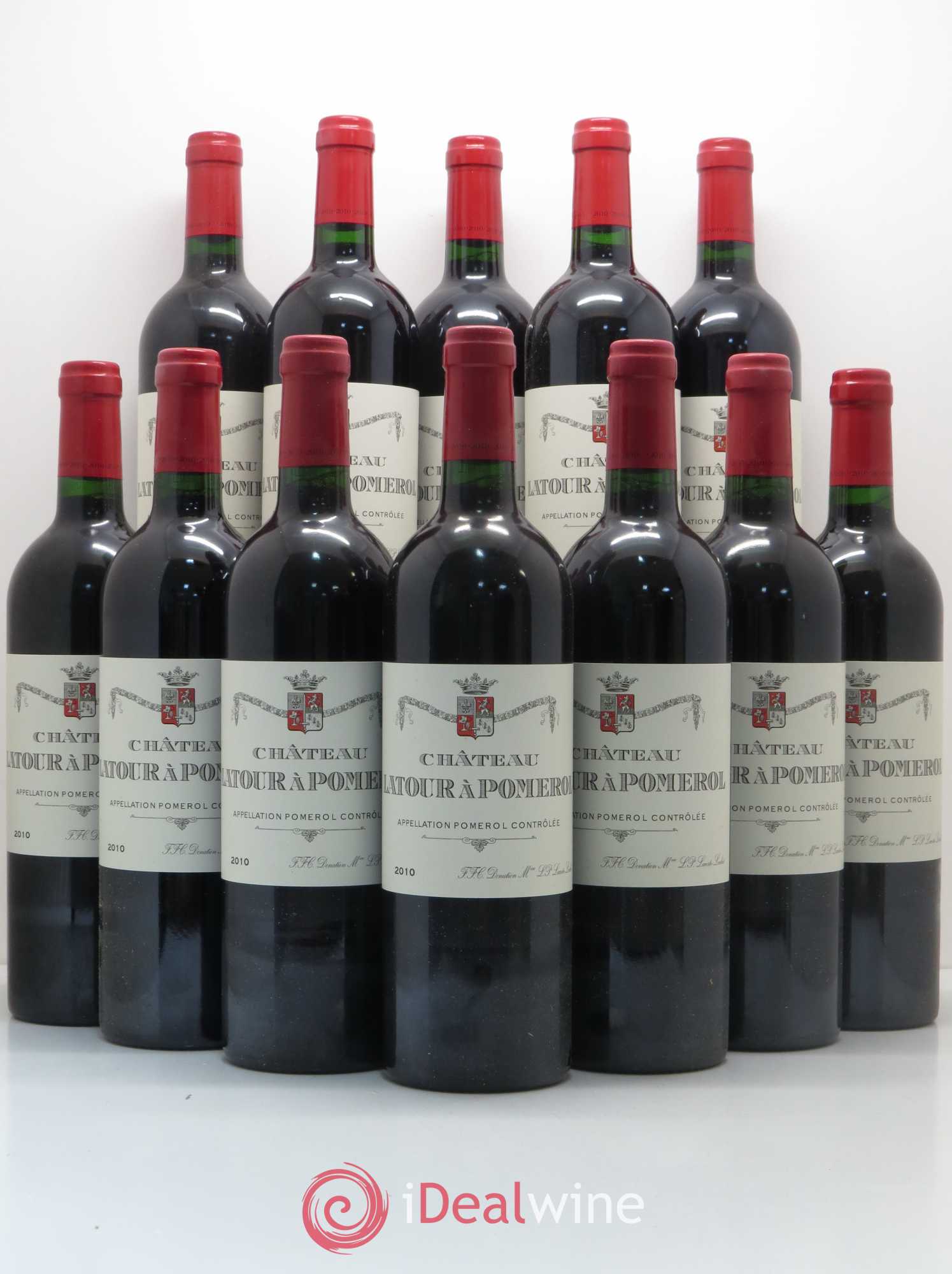 Château Latour à Pomerol 2010 - Lot de 12 bouteilles - 0