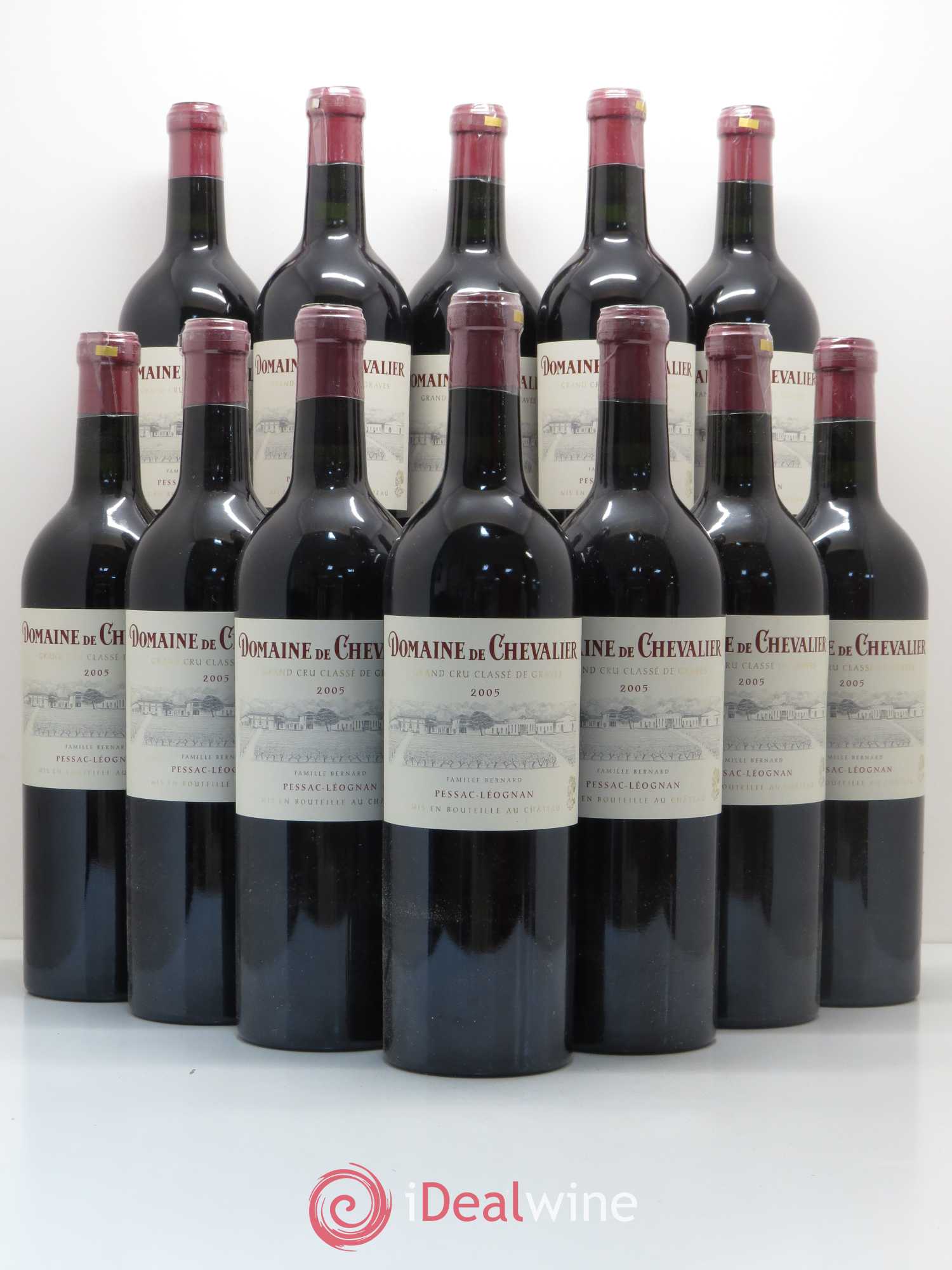 Domaine de Chevalier Cru Classé de Graves 2005 - Lot de 12 bouteilles - 0
