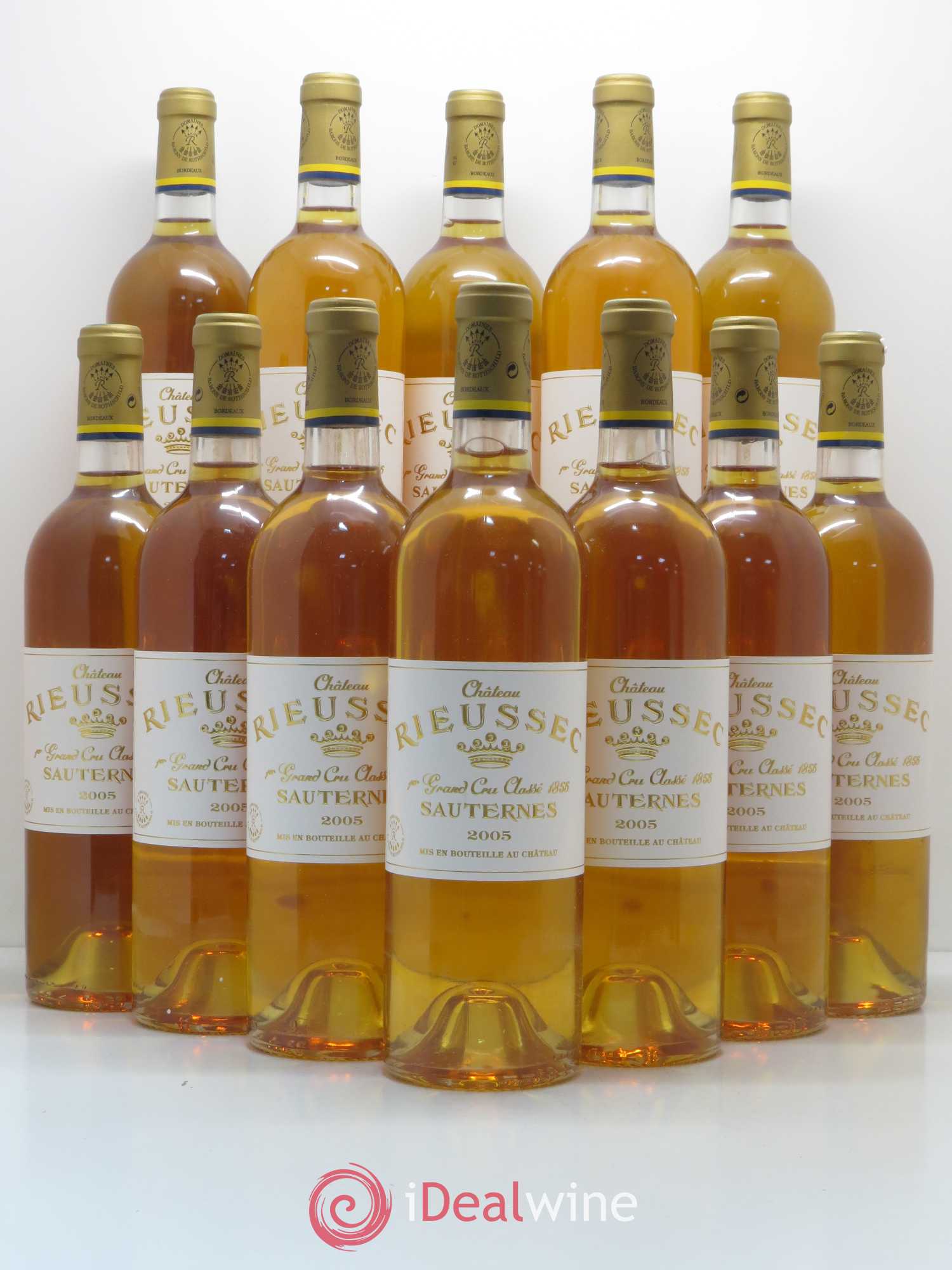 Château Rieussec 1er Grand Cru Classé 2005 - Lotto di 12 bottiglie - 0