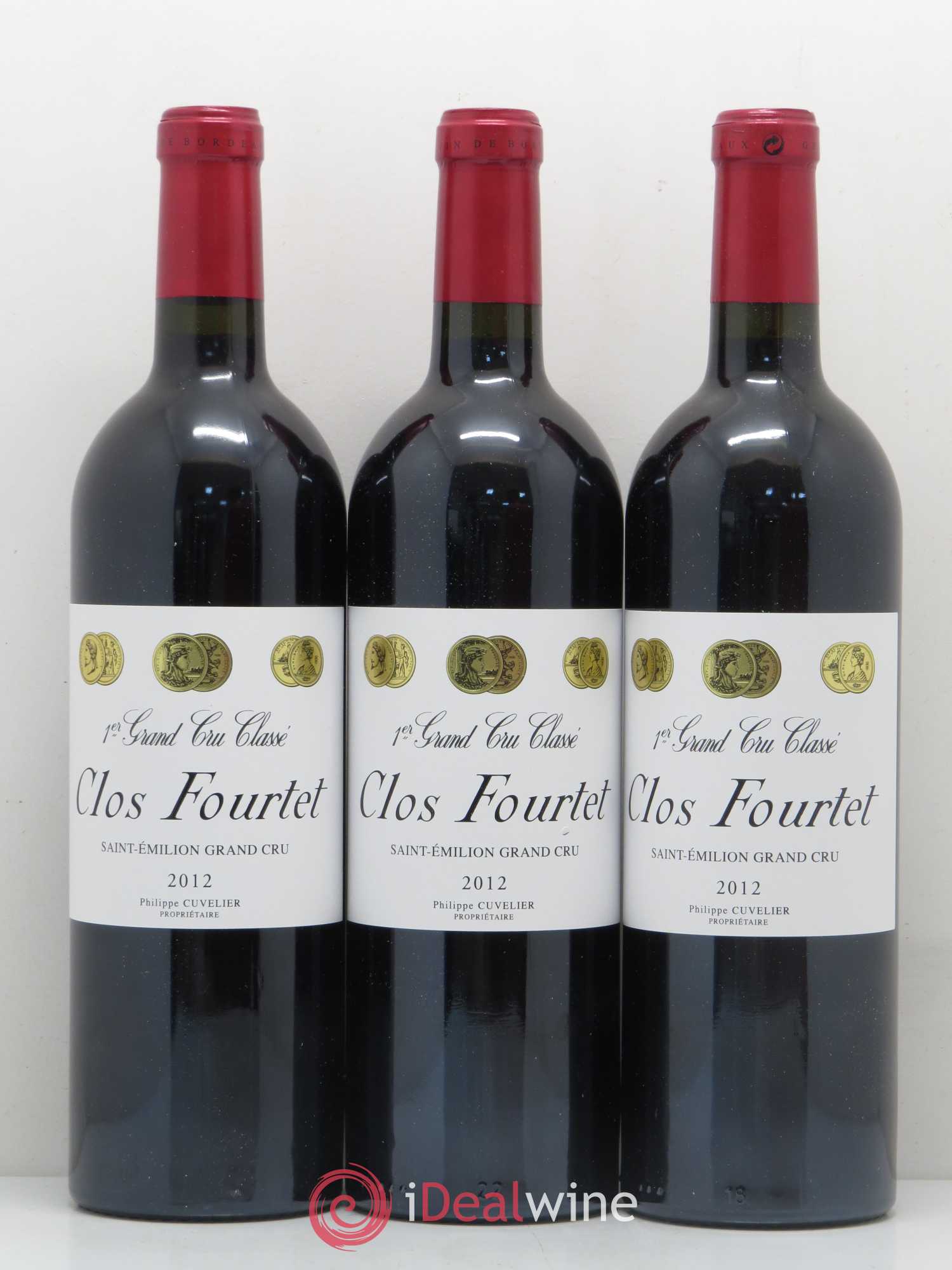 Clos Fourtet 1er Grand Cru Classé B 2012 - Lot de 12 bouteilles - 1