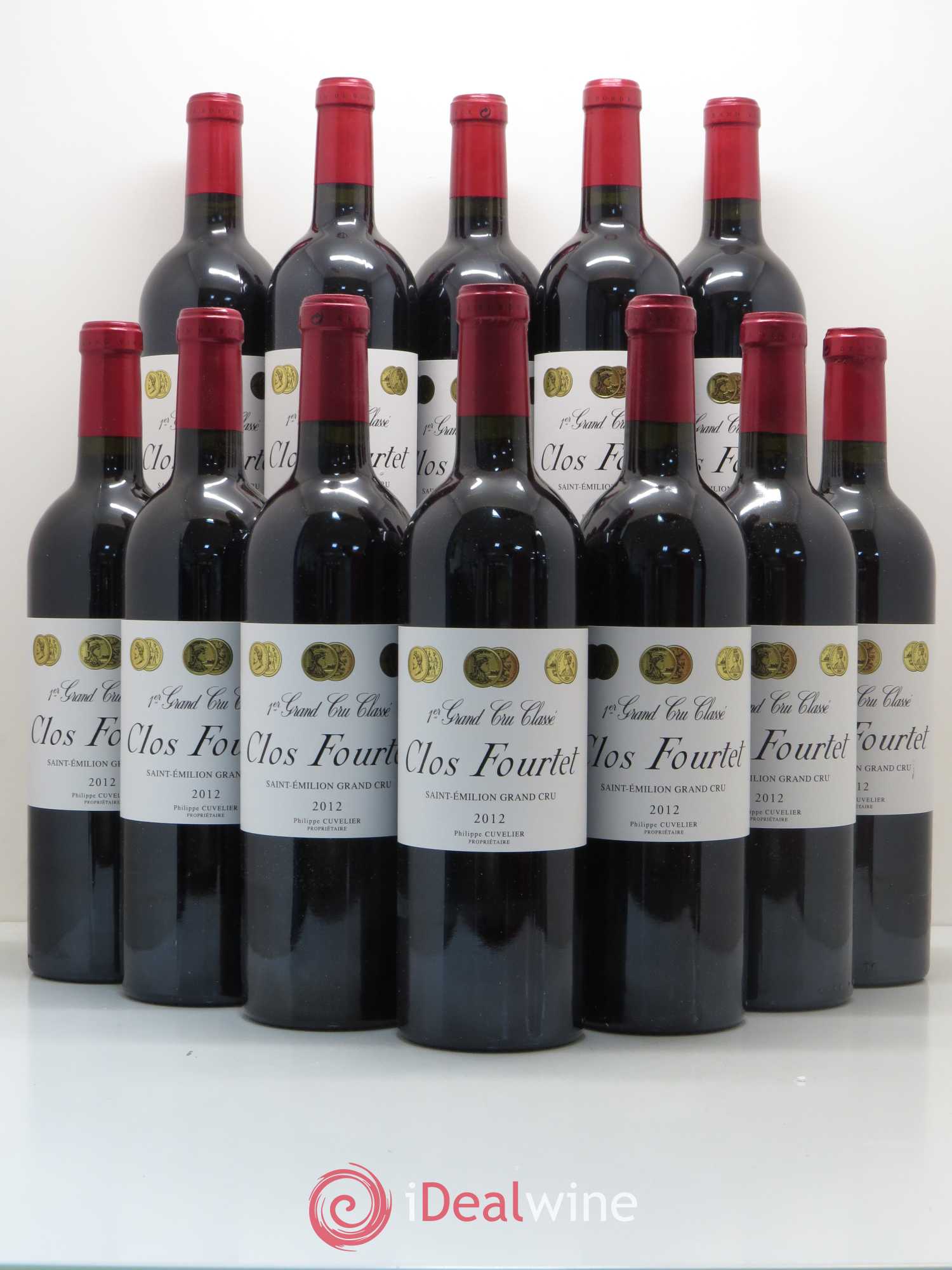 Clos Fourtet 1er Grand Cru Classé B 2012 - Lot de 12 bouteilles - 0