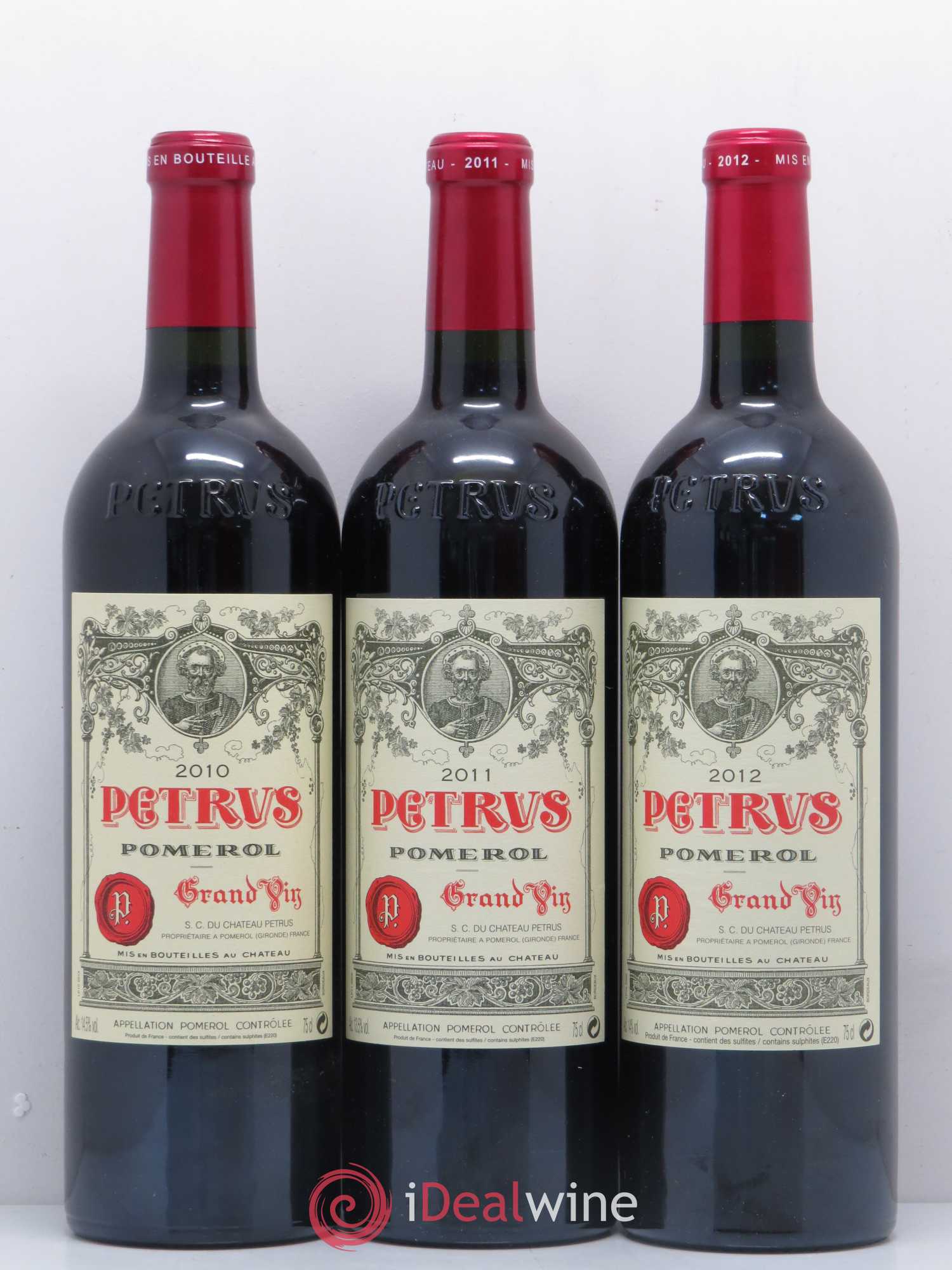 Verticale de Petrus 2007-2014 - Lot of 8 bottles - 2