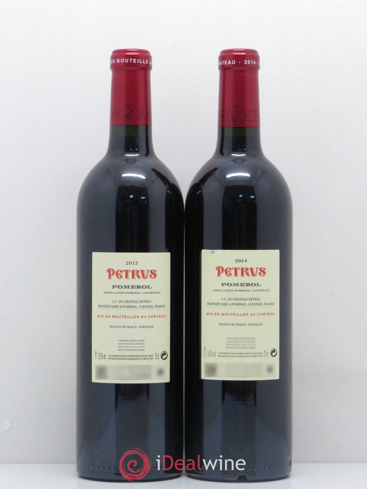 Verticale de Petrus 2007-2014 - Lot of 8 bottles - 4