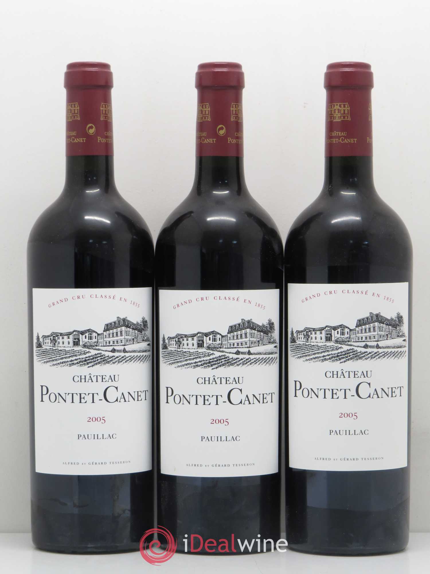 Château Pontet Canet 5ème Grand Cru Classé 2005 - Lot de 6 bouteilles - 1