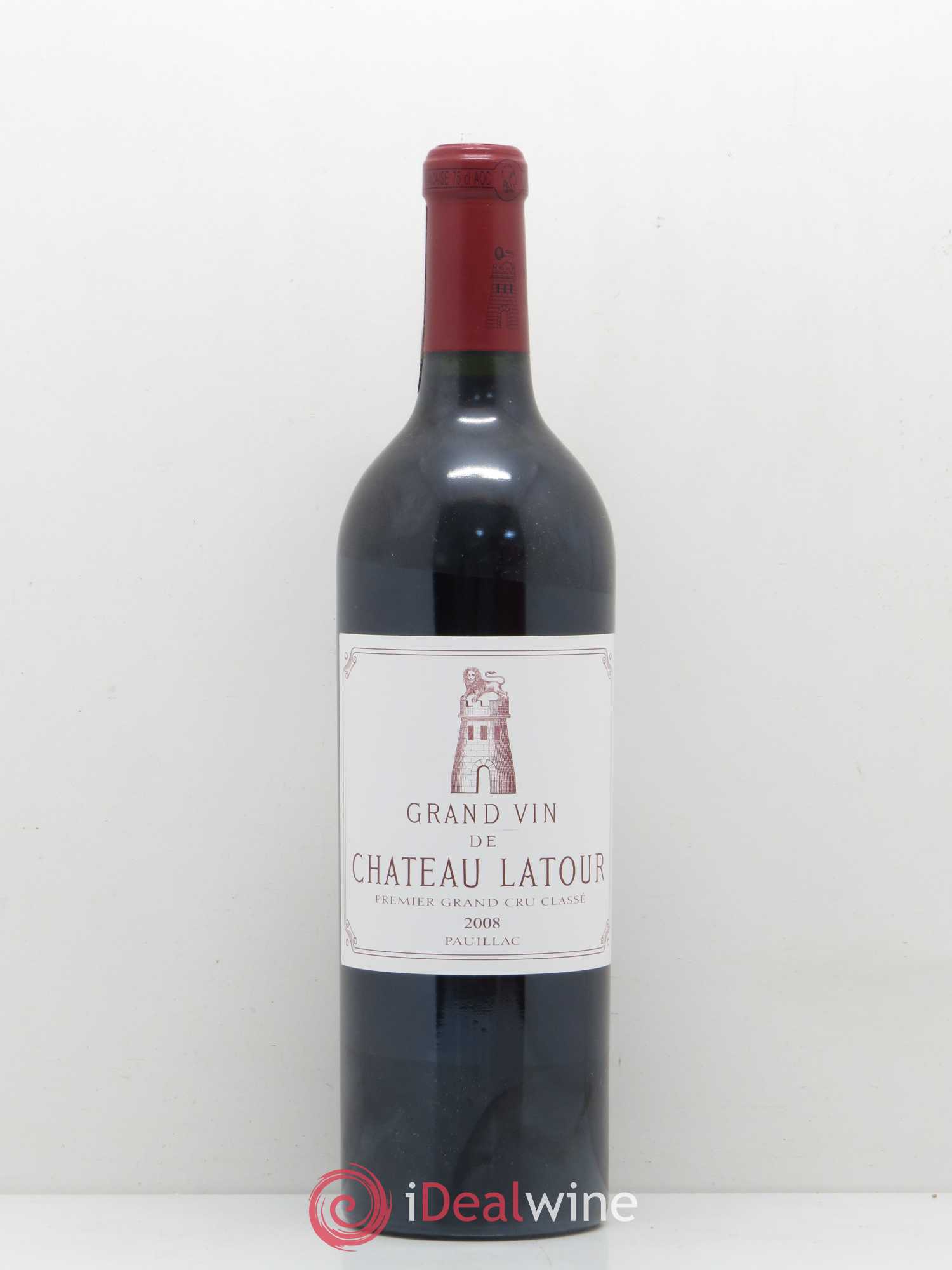 Château Latour 1er Grand Cru Classé 2008 - Lot de 1 bouteille - 0