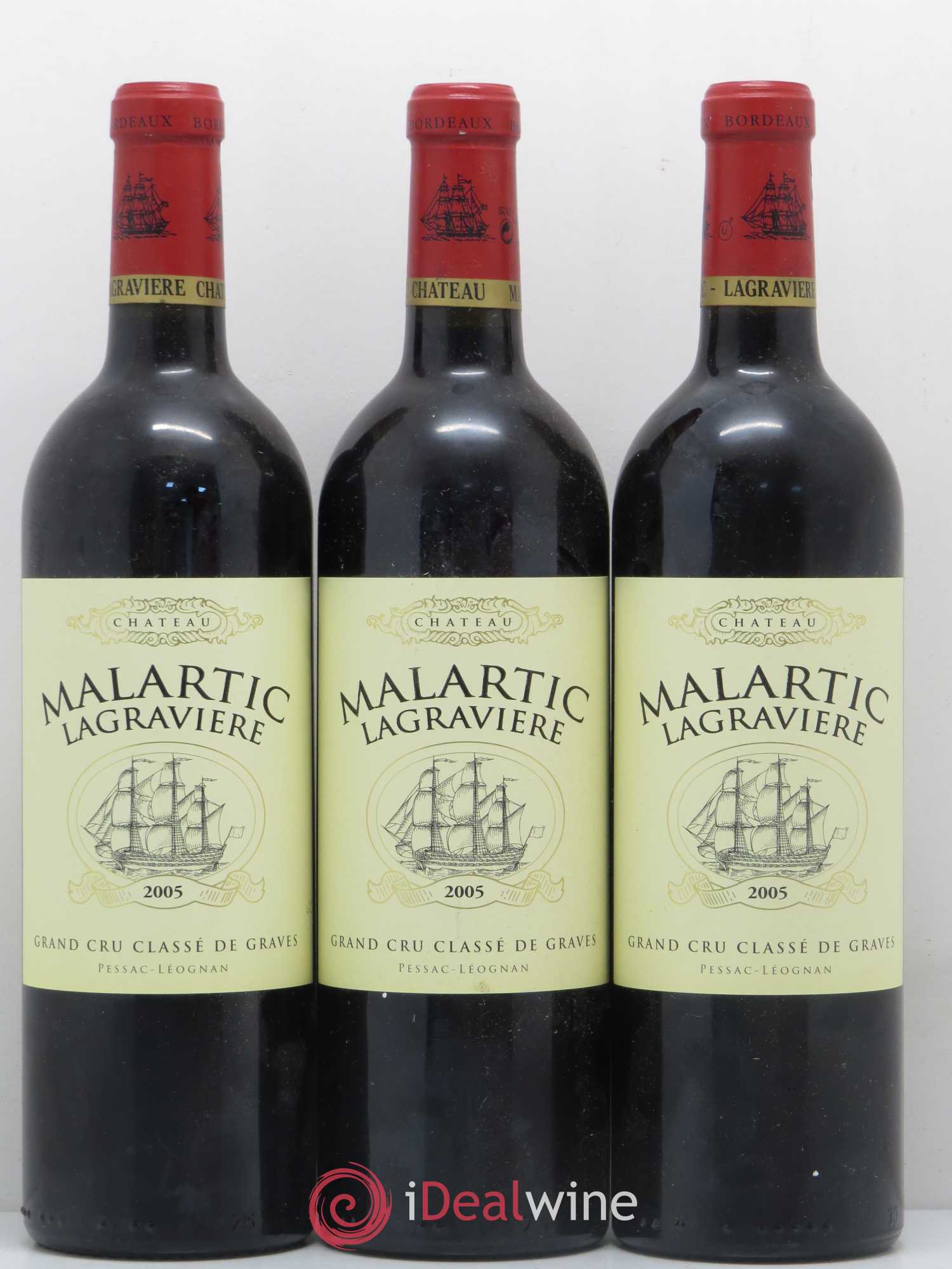 Château Malartic-Lagravière Cru Classé de Graves 2005 - Lot de 6 bouteilles - 1