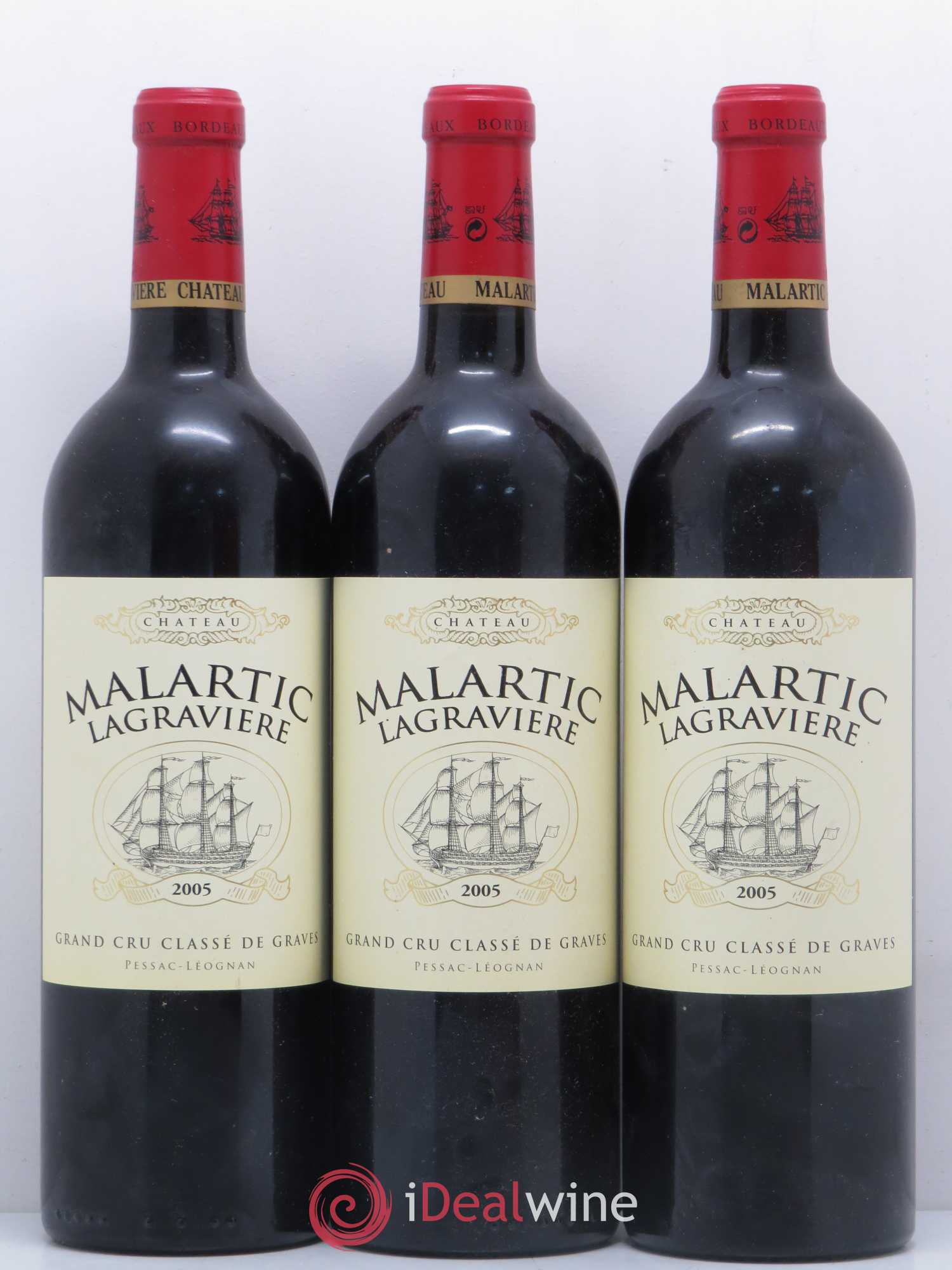 Château Malartic-Lagravière Cru Classé de Graves 2005 - Lot de 6 bouteilles - 2