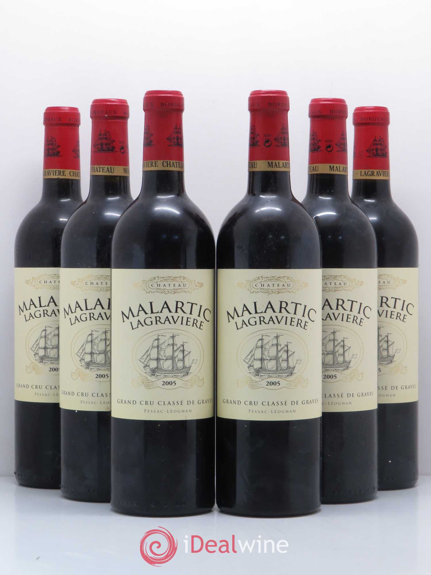 Château Malartic-Lagravière Cru Classé de Graves 2005 - Lot de 6 bouteilles - 0