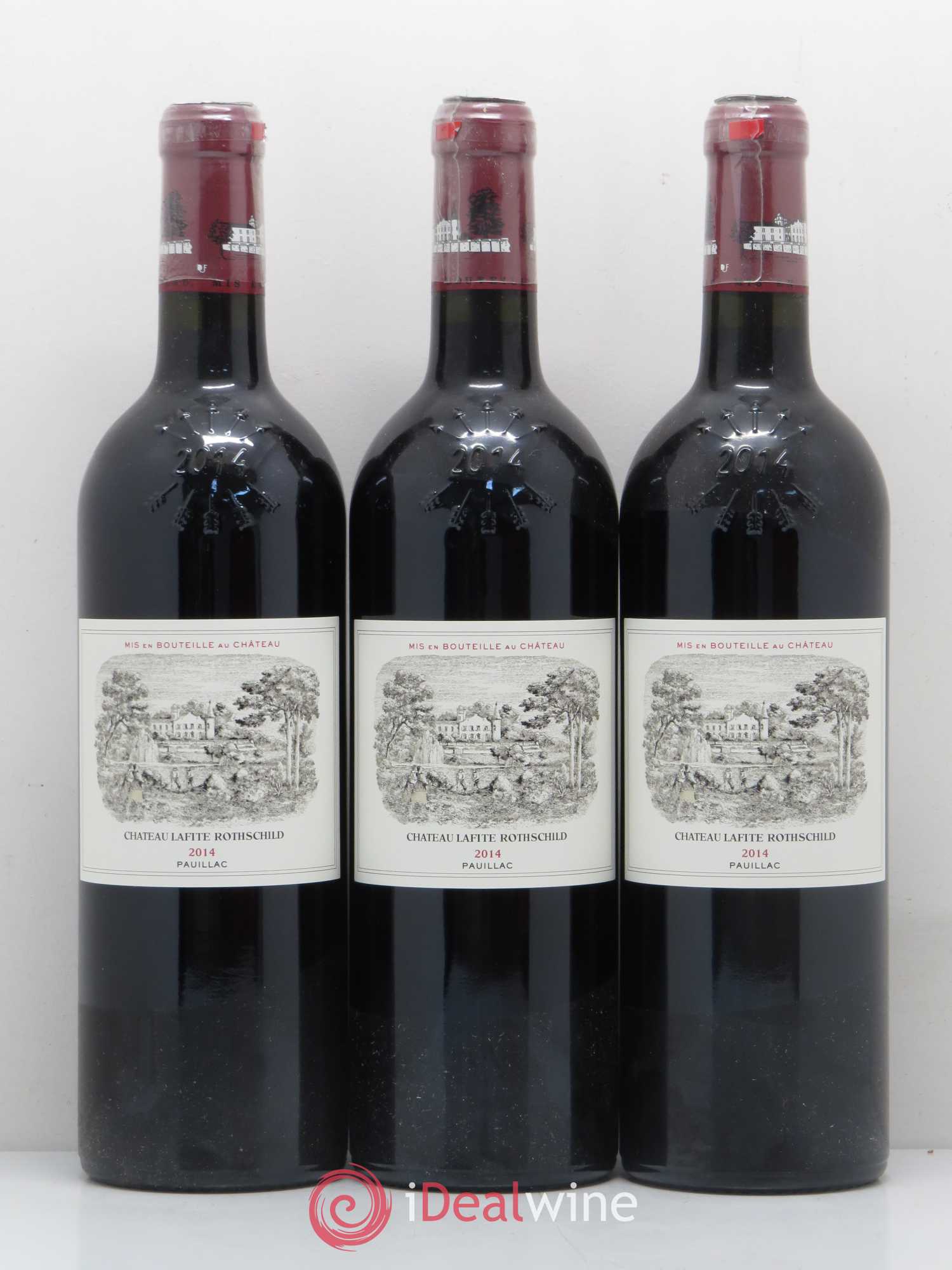 Château Lafite Rothschild 1er Grand Cru Classé 2014 - Lot de 3 bouteilles - 0