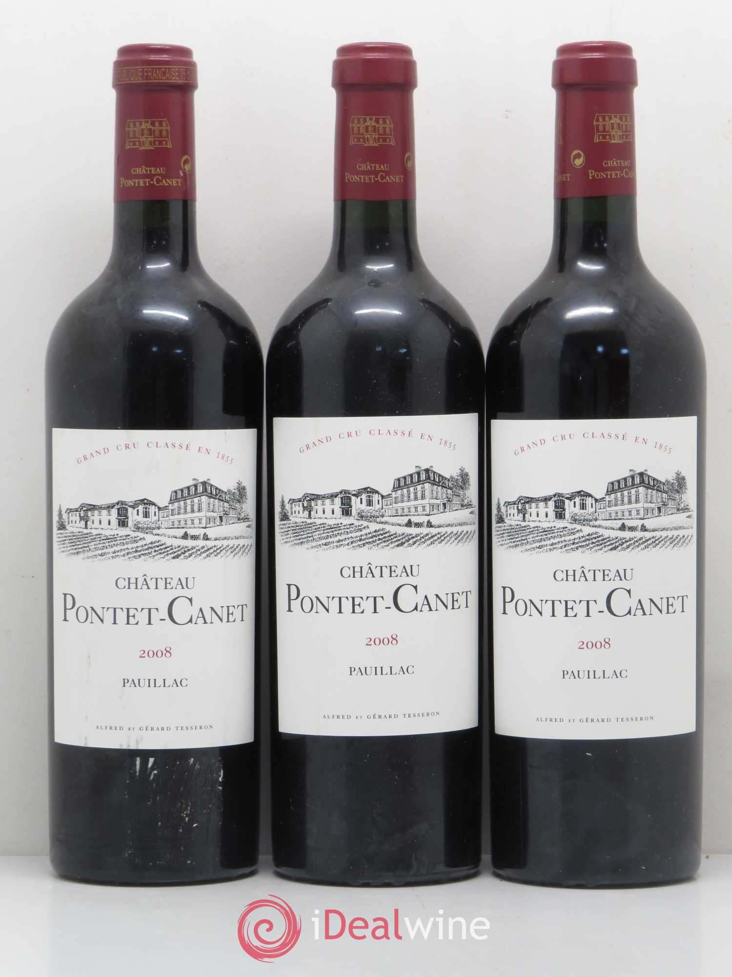 Château Pontet Canet 5ème Grand Cru Classé 2008 - Lot de 6 bouteilles - 2