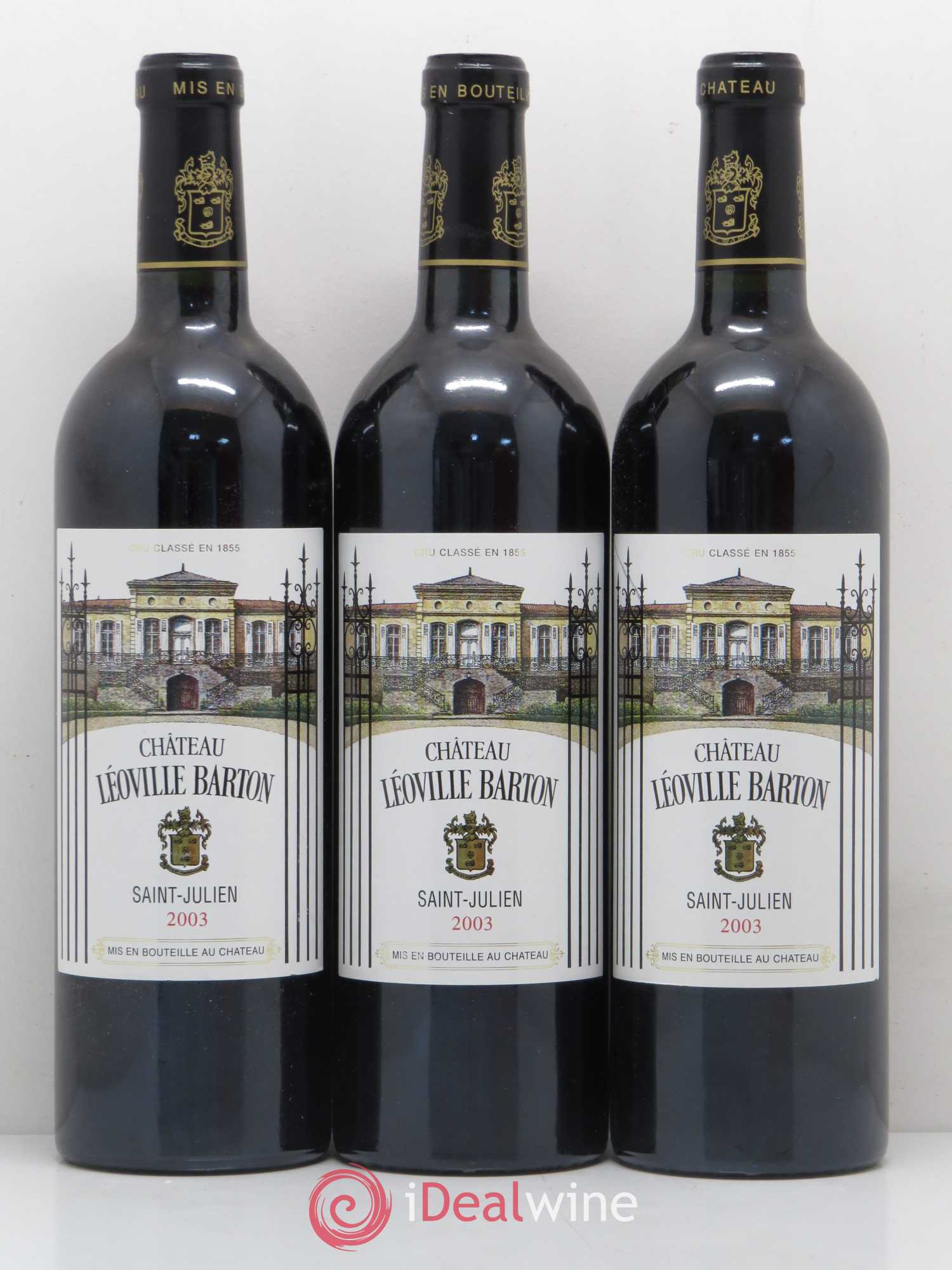 Château Léoville Barton 2ème Grand Cru Classé 2003 - Lot de 6 bouteilles - 2