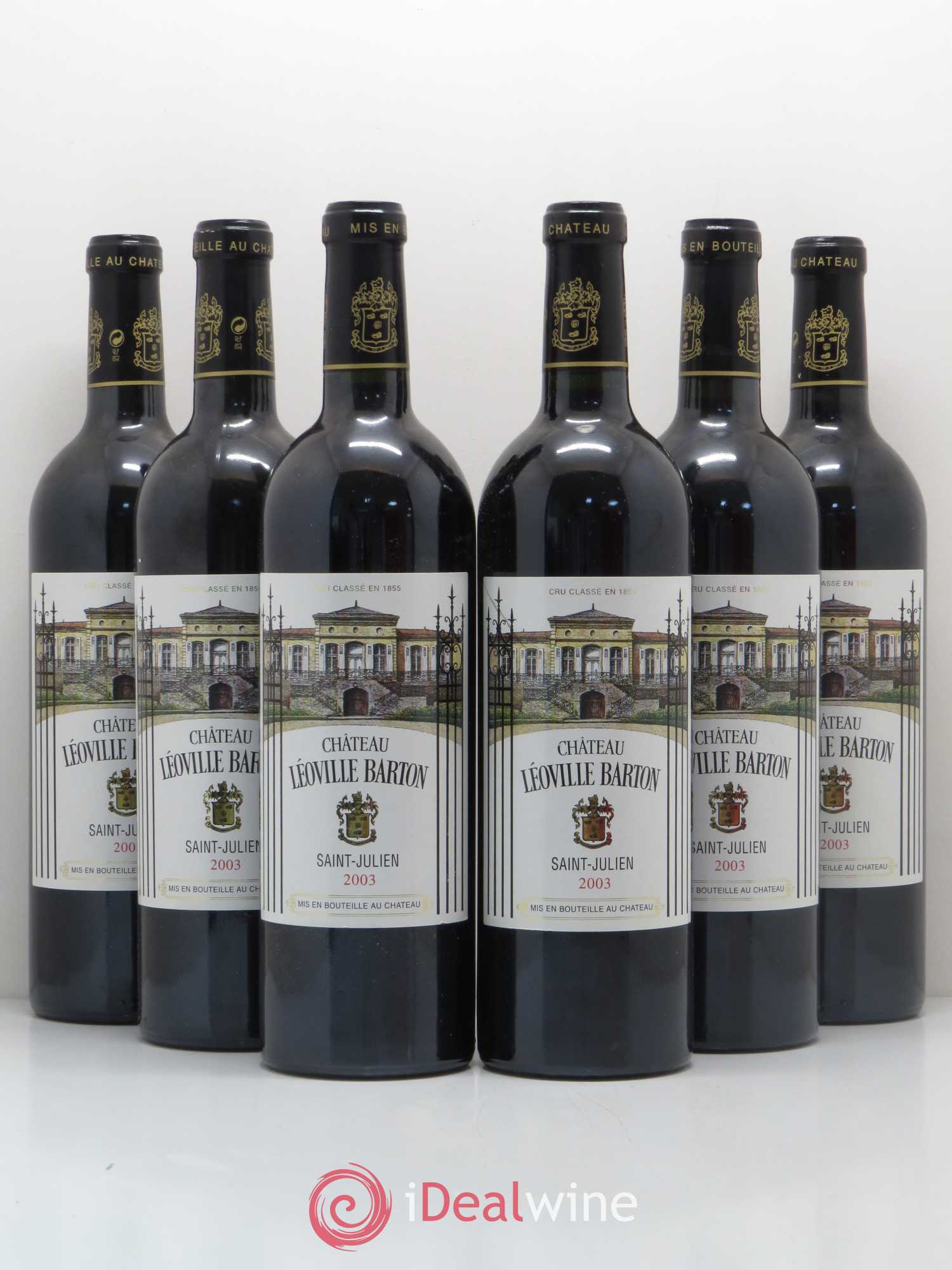 Château Léoville Barton 2ème Grand Cru Classé 2003 - Lot de 6 bouteilles - 0