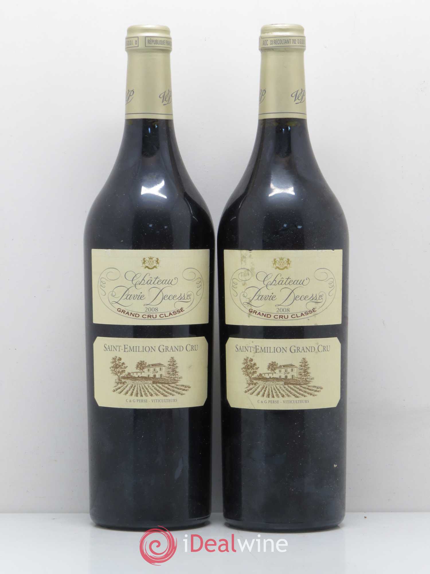 Château Pavie Decesse Grand Cru Classé 2008 - Lot de 2 bouteilles - 0