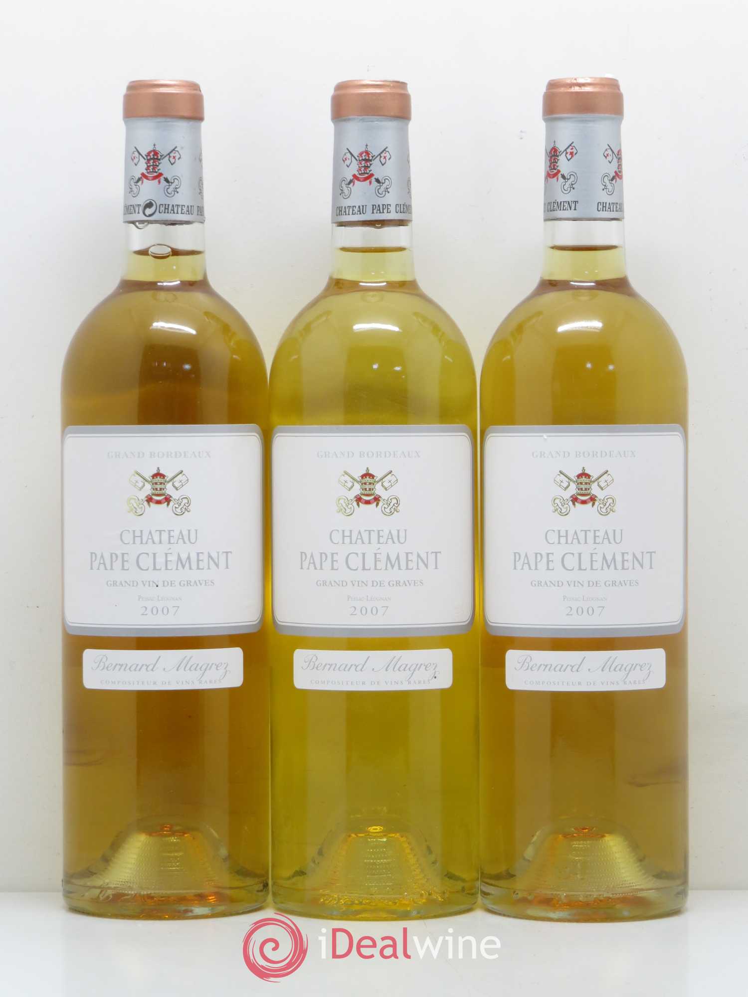 Château Pape Clément 2007 - Lot de 3 bouteilles - 0