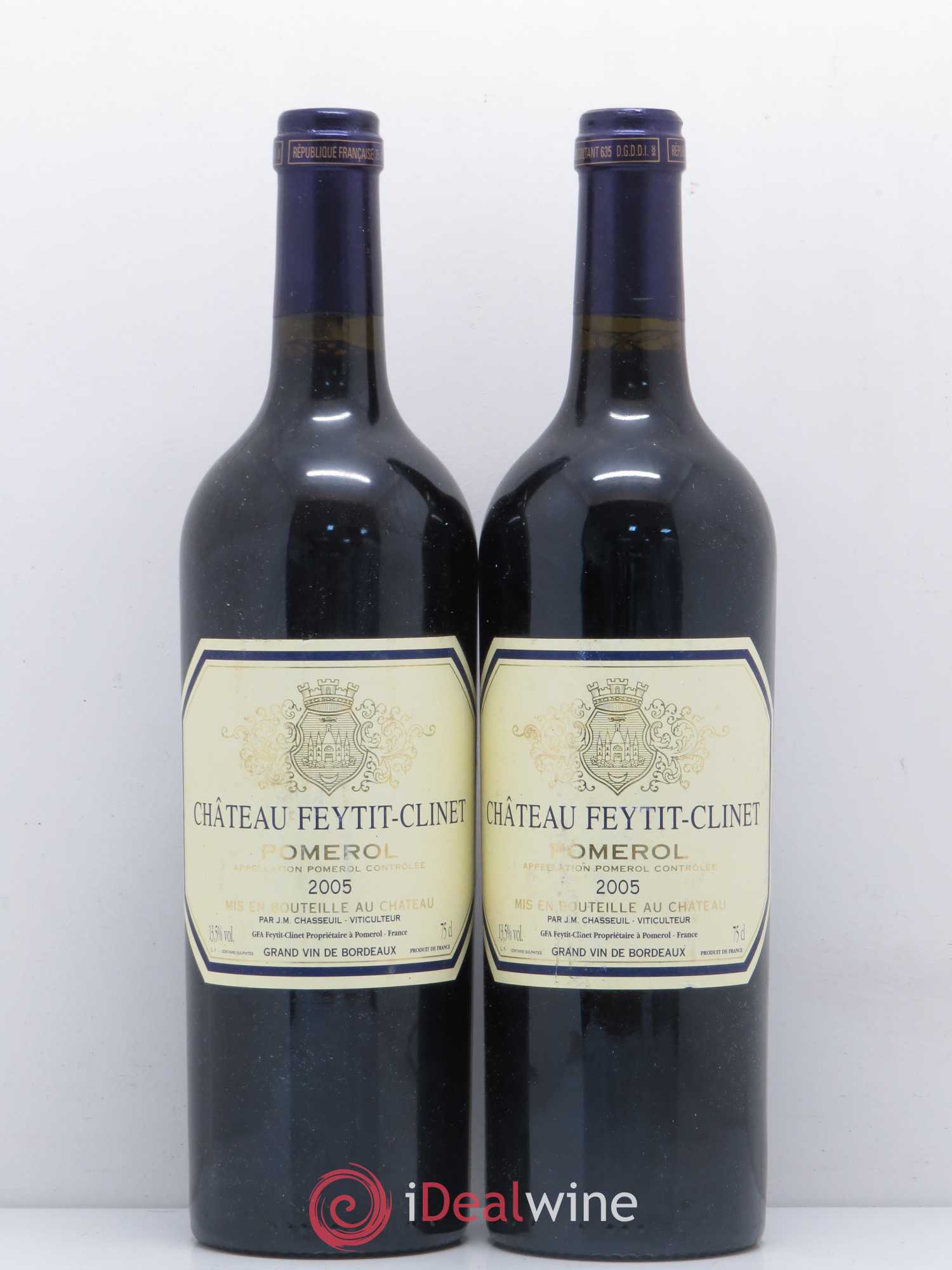 Château Feytit-Clinet 2005 - Lot de 2 bouteilles - 0