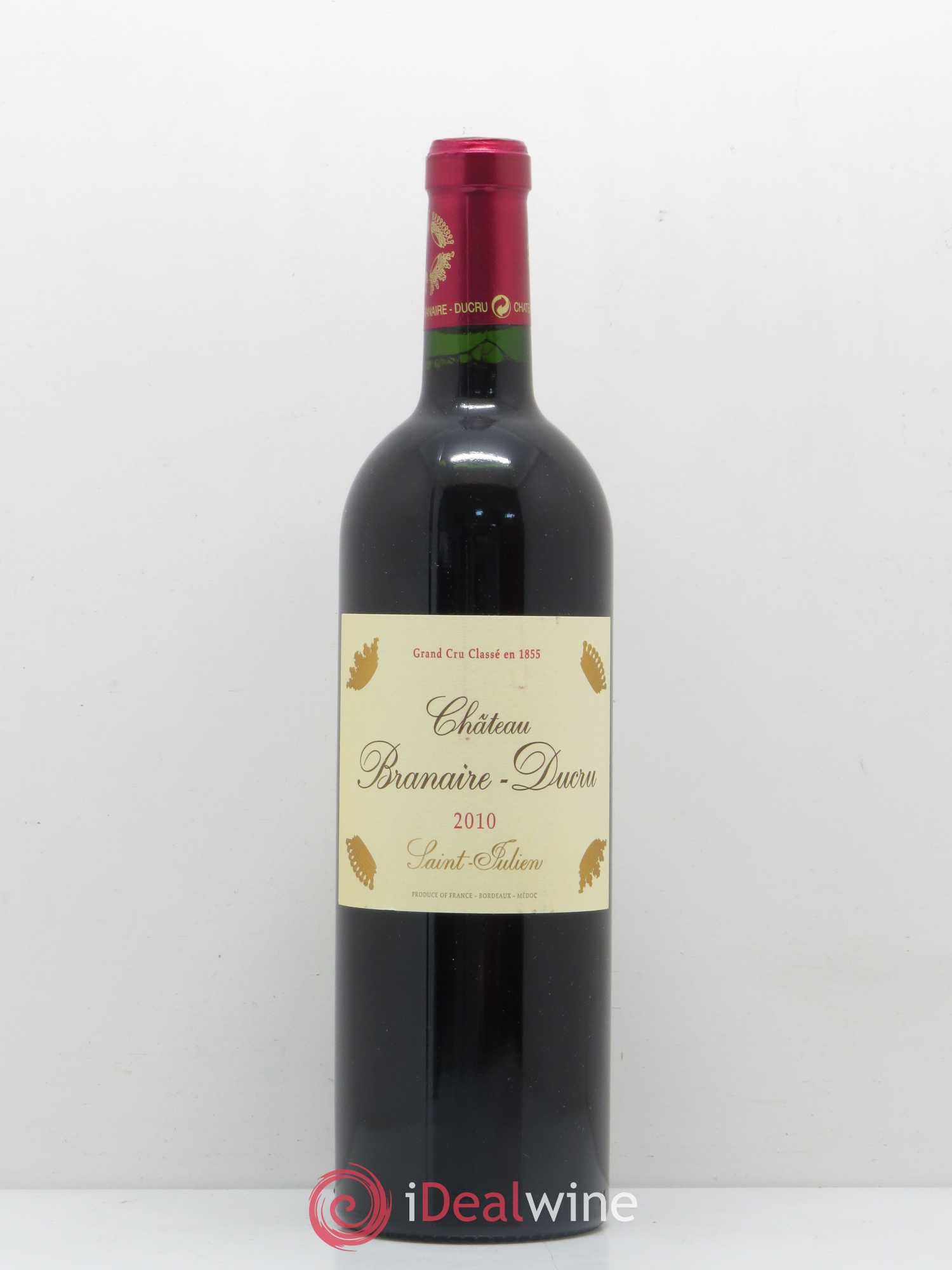 Château Branaire Ducru 4ème Grand Cru Classé 2010 - Lot de 1 bouteille - 0