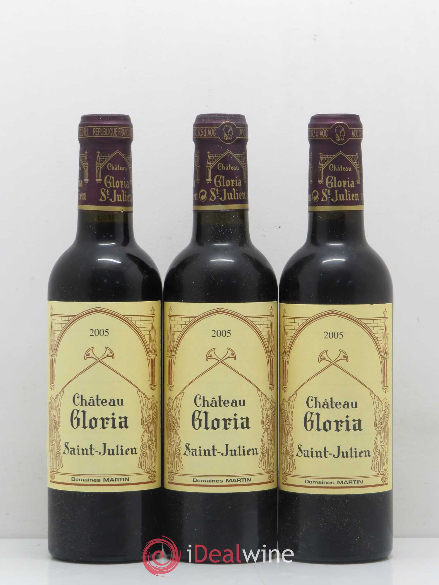 Château Gloria 2005 - Lot de 12 demi bouteilles - 1