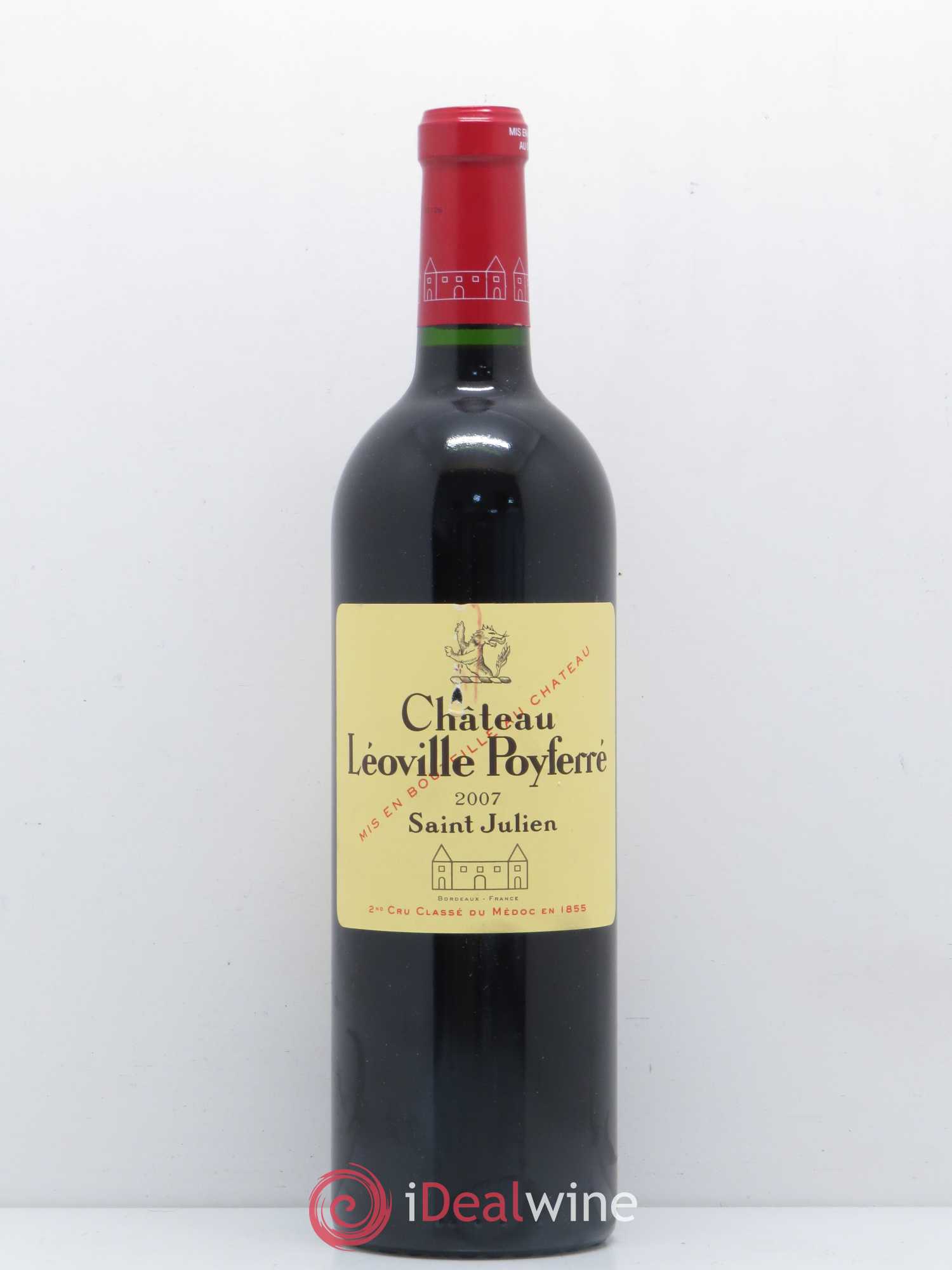 Château Léoville Poyferré 2ème Grand Cru Classé 2007 - Lot de 1 bouteille - 0