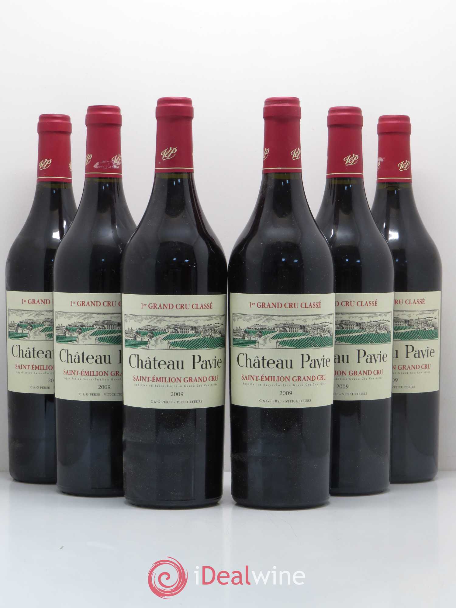 Château Pavie 1er Grand Cru Classé A 2009 - Lot de 6 bouteilles - 0