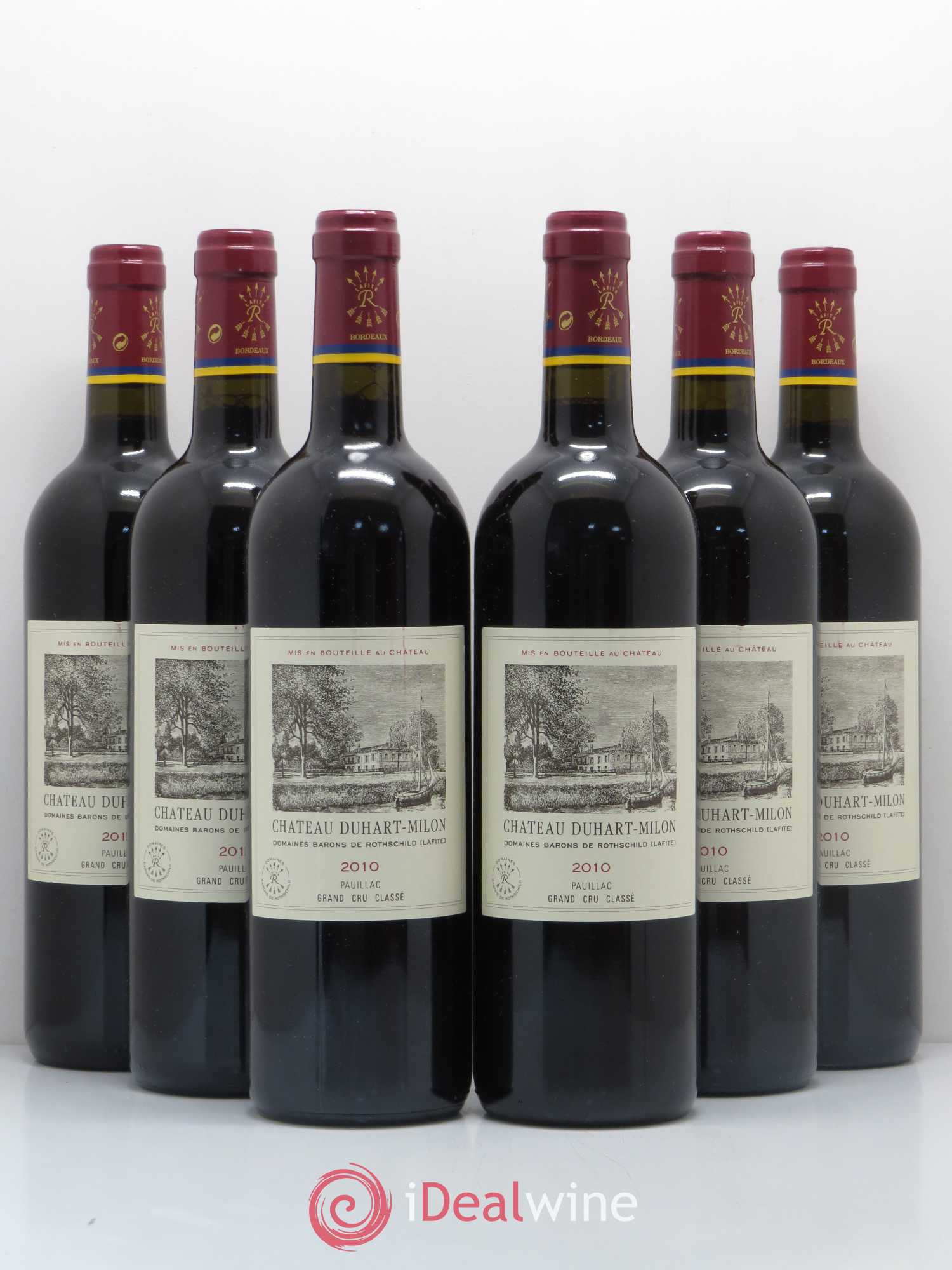 Château Duhart-Milon 4ème Grand Cru Classé 2010 - Lot de 6 bouteilles - 0