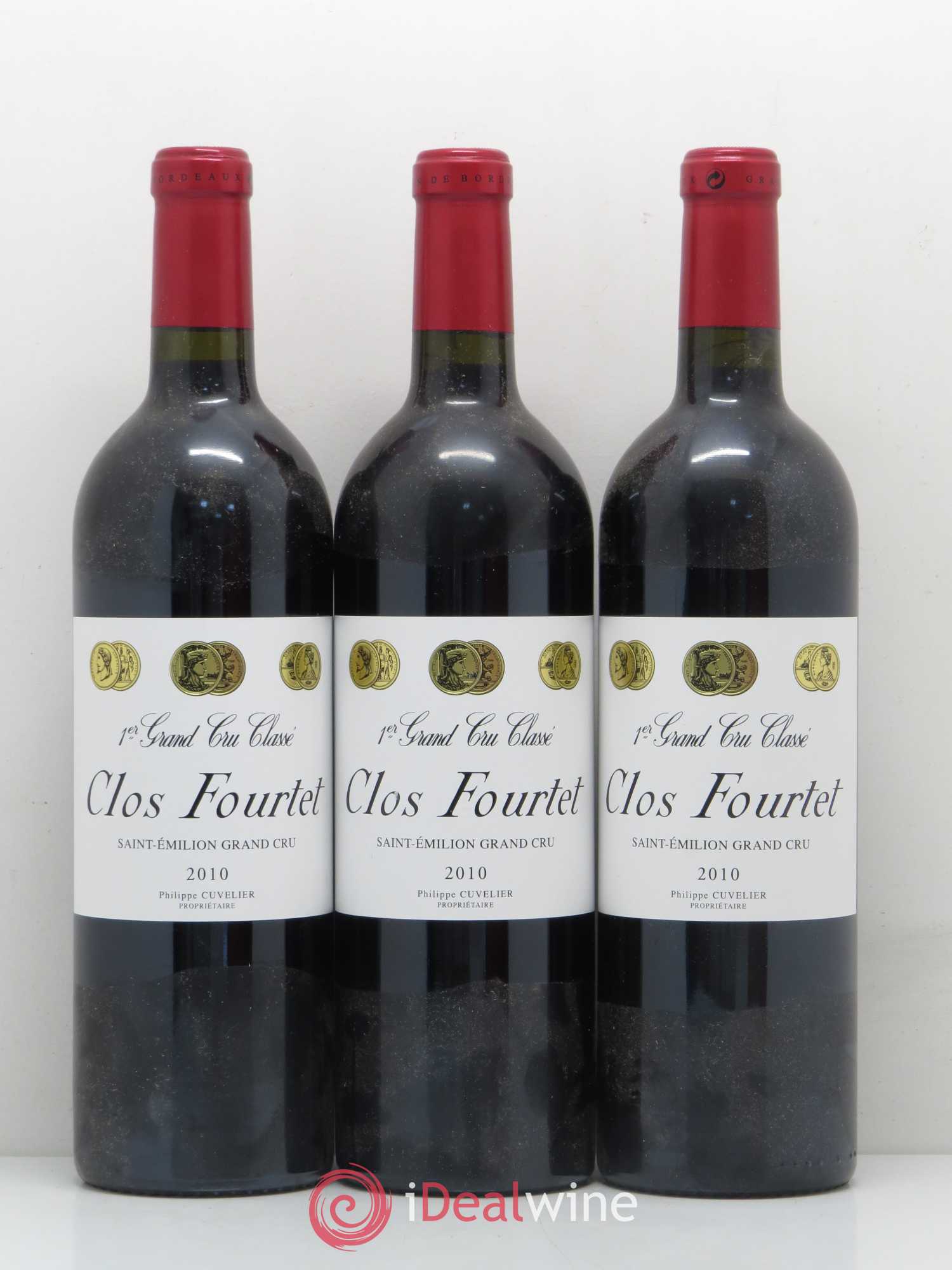Clos Fourtet 1er Grand Cru Classé B 2010 - Lot de 6 bouteilles - 1