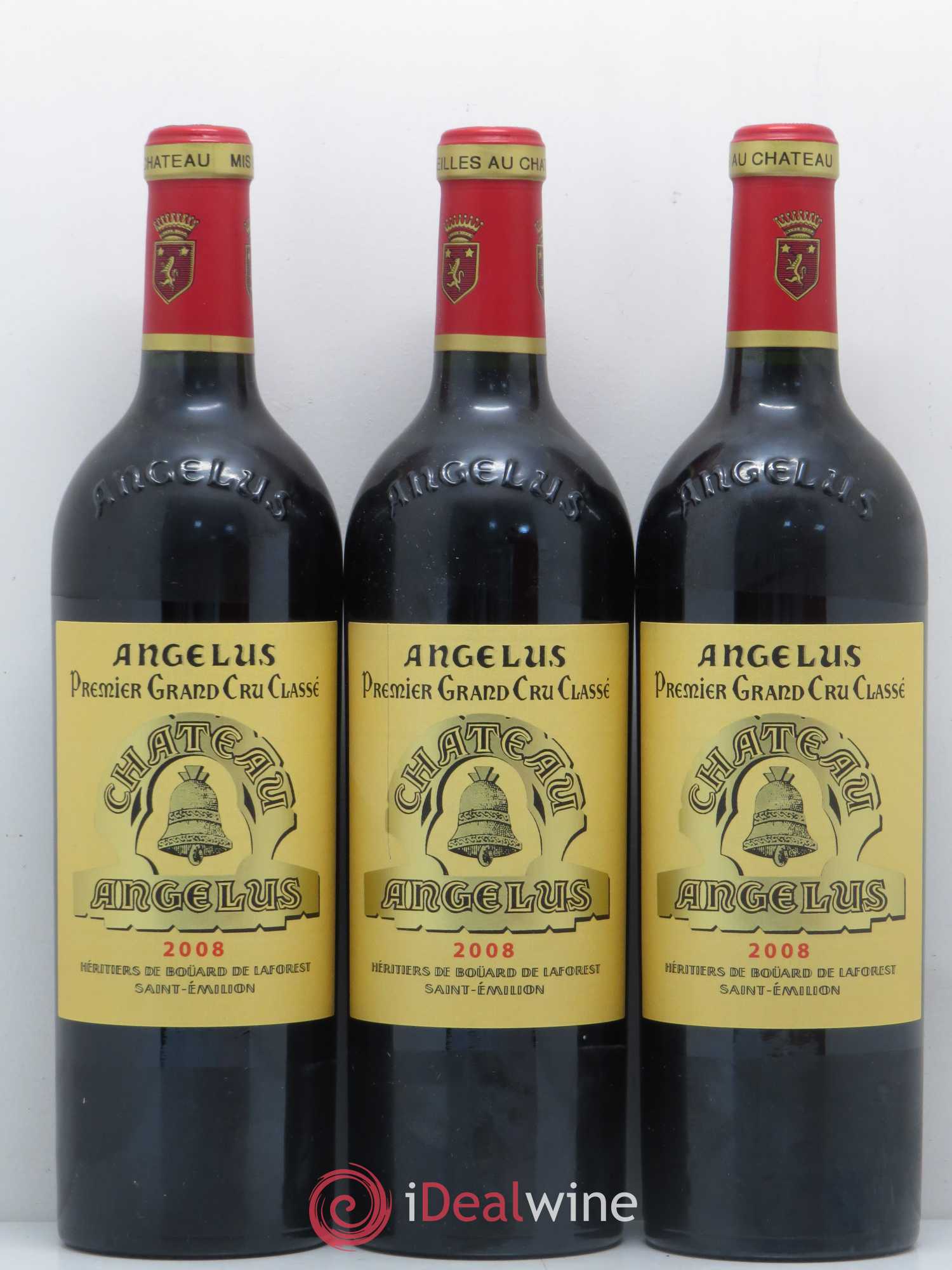Château Angélus 1er Grand Cru Classé A 2008 - Lot de 6 bouteilles - 1