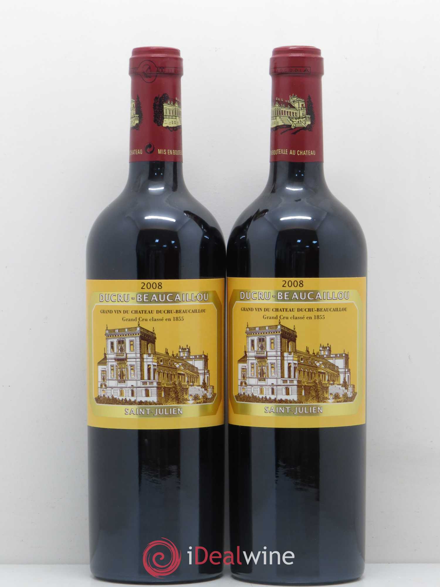 Château Ducru Beaucaillou 2ème Grand Cru Classé 2008 - Lot de 2 bouteilles - 0