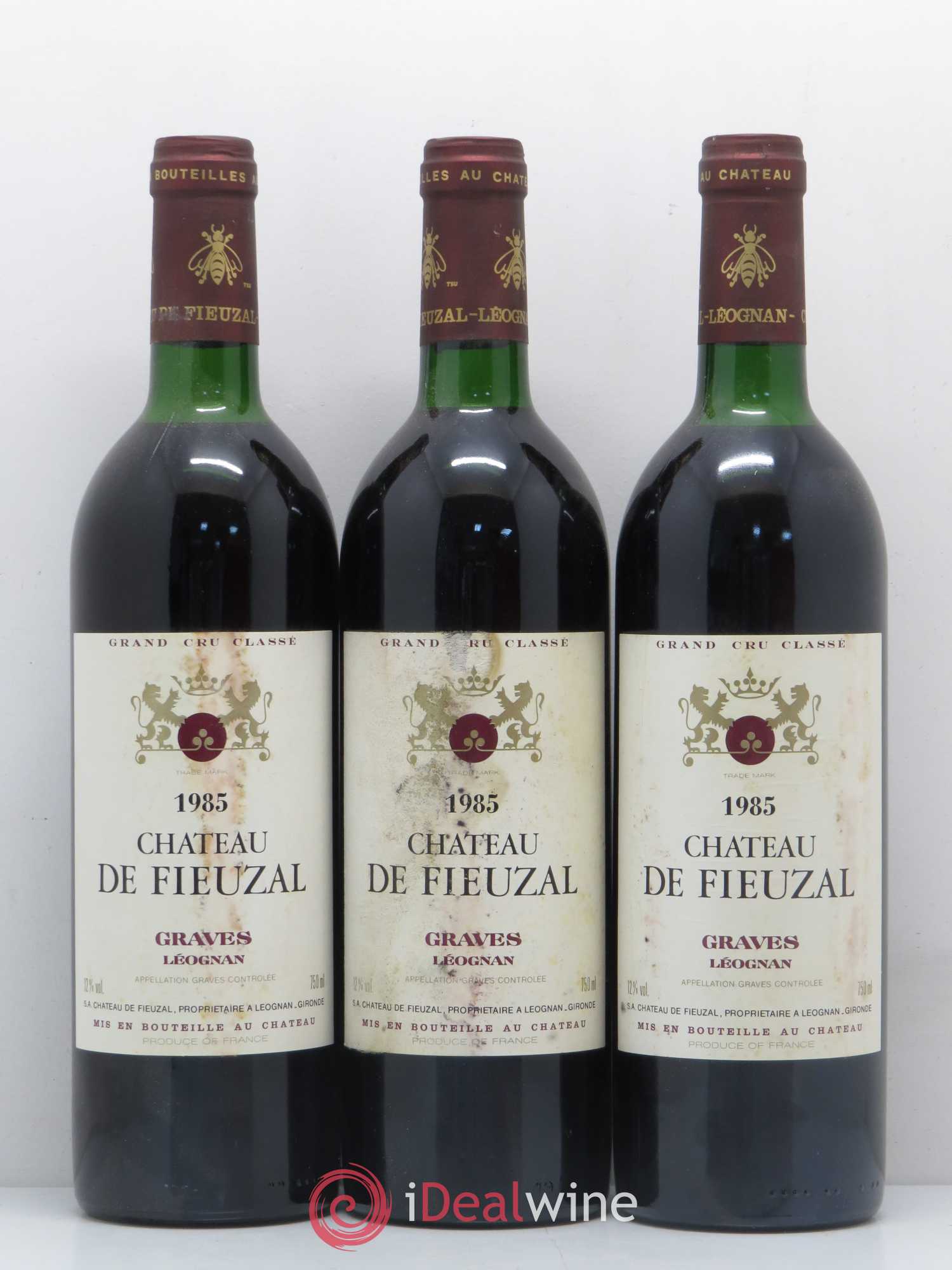 Château de Fieuzal Cru Classé de Graves 1985 - Lot de 6 bouteilles - 2