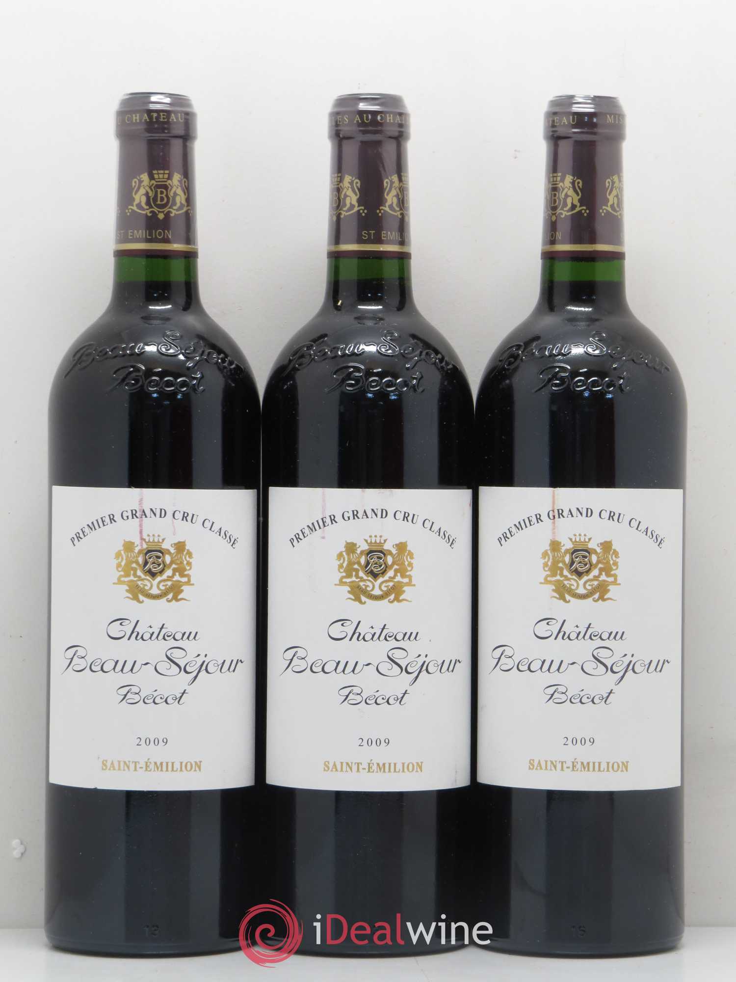 Château Beau-Séjour Bécot 1er Grand Cru Classé B 2009 - Lot de 6 bouteilles - 1