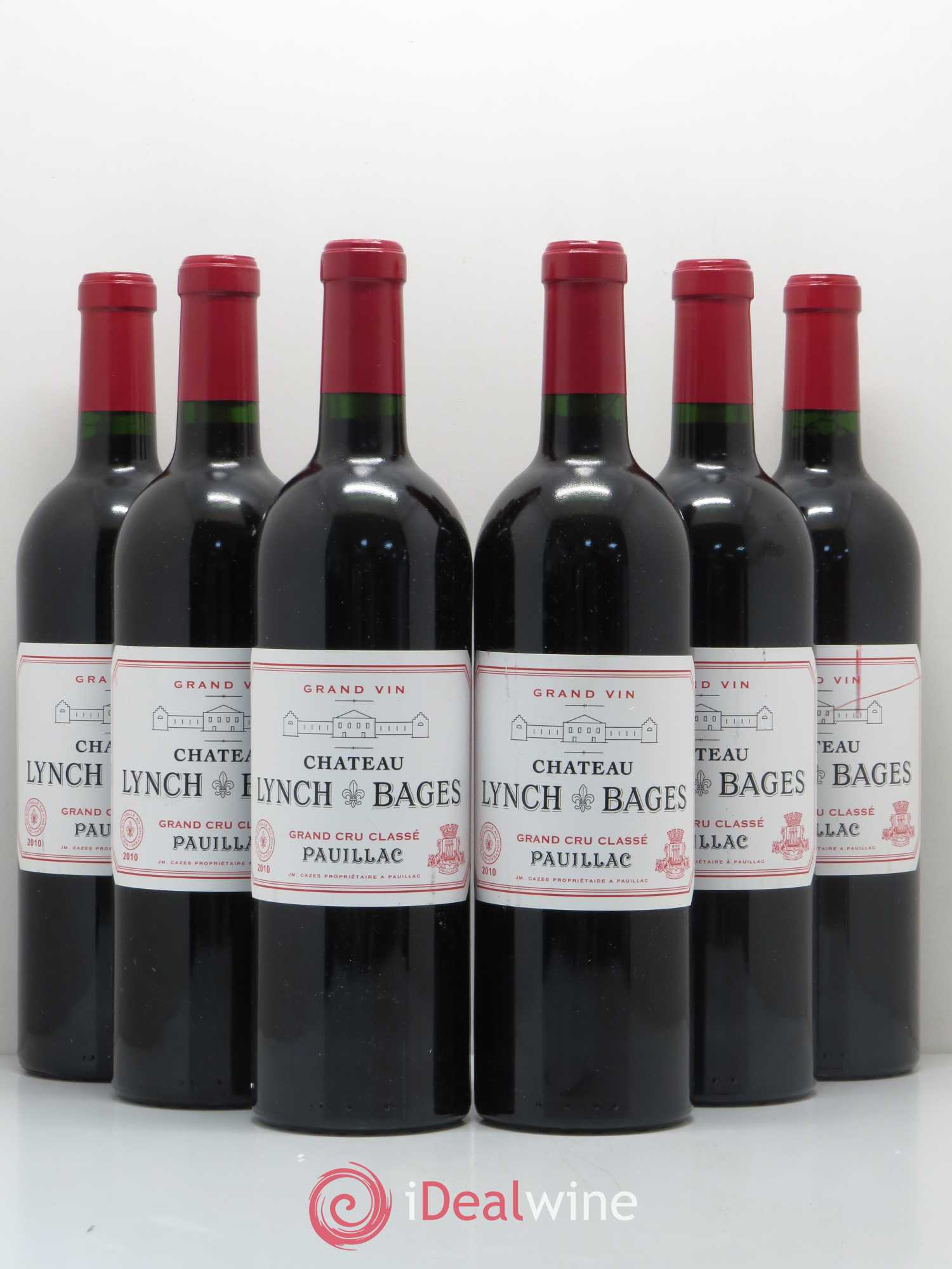 Château Lynch Bages 5ème Grand Cru Classé 2010 - Lot de 6 bouteilles - 0