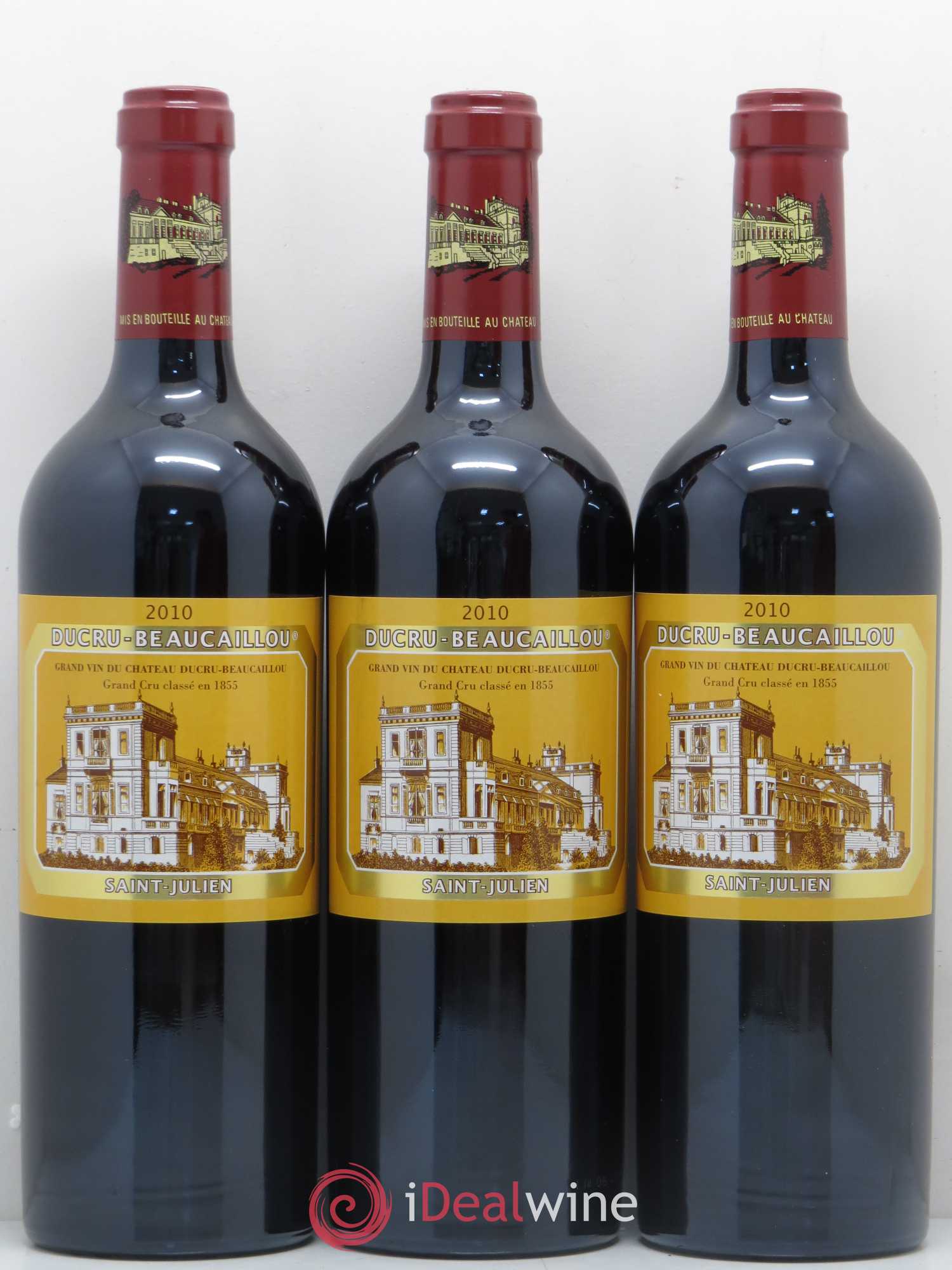Château Ducru Beaucaillou 2ème Grand Cru Classé 2010 - Lot de 3 bouteilles - 0