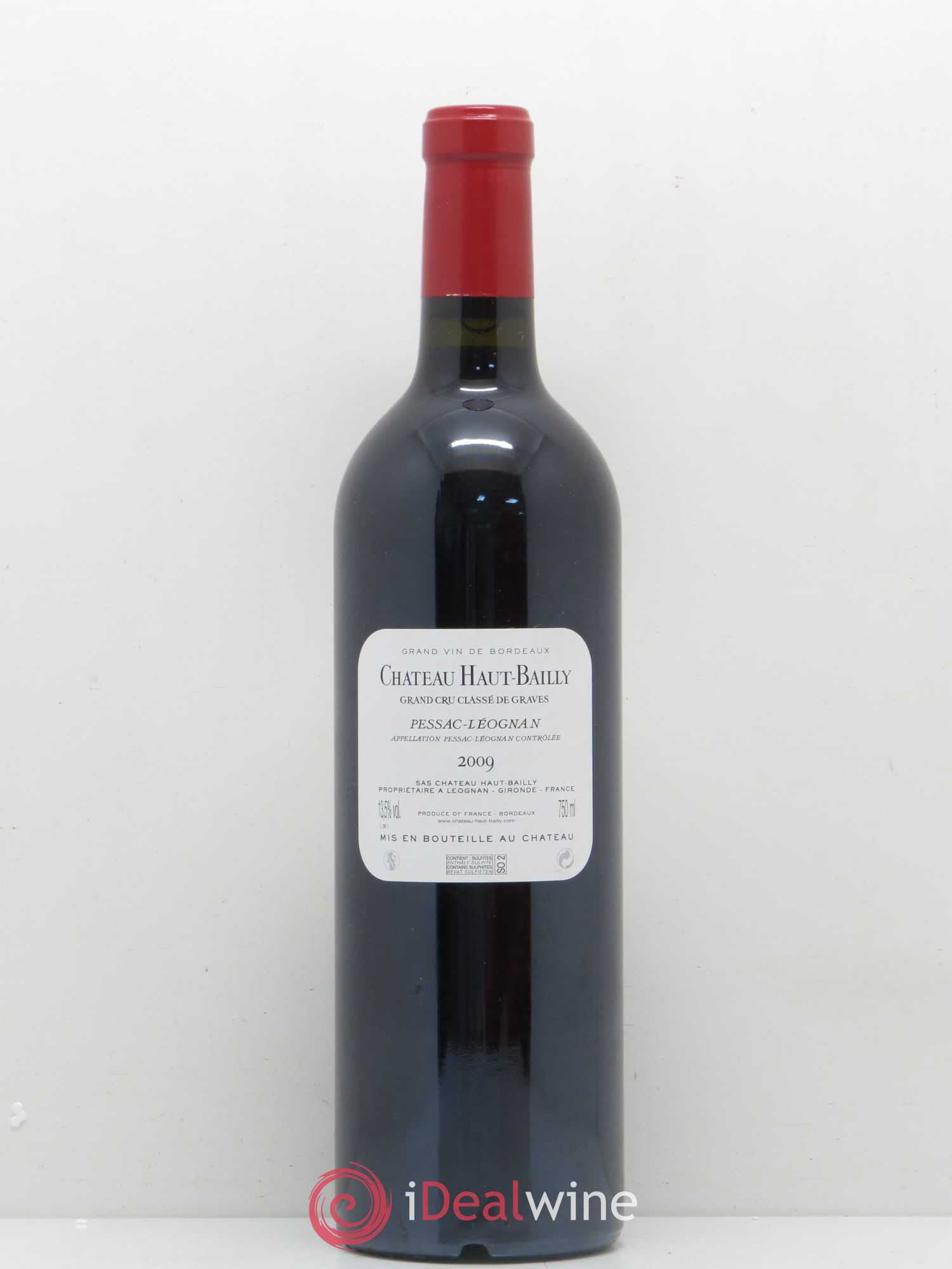 Château Haut-Bailly Cru Classé de Graves 2009 - Lot de 1 bouteille - 1