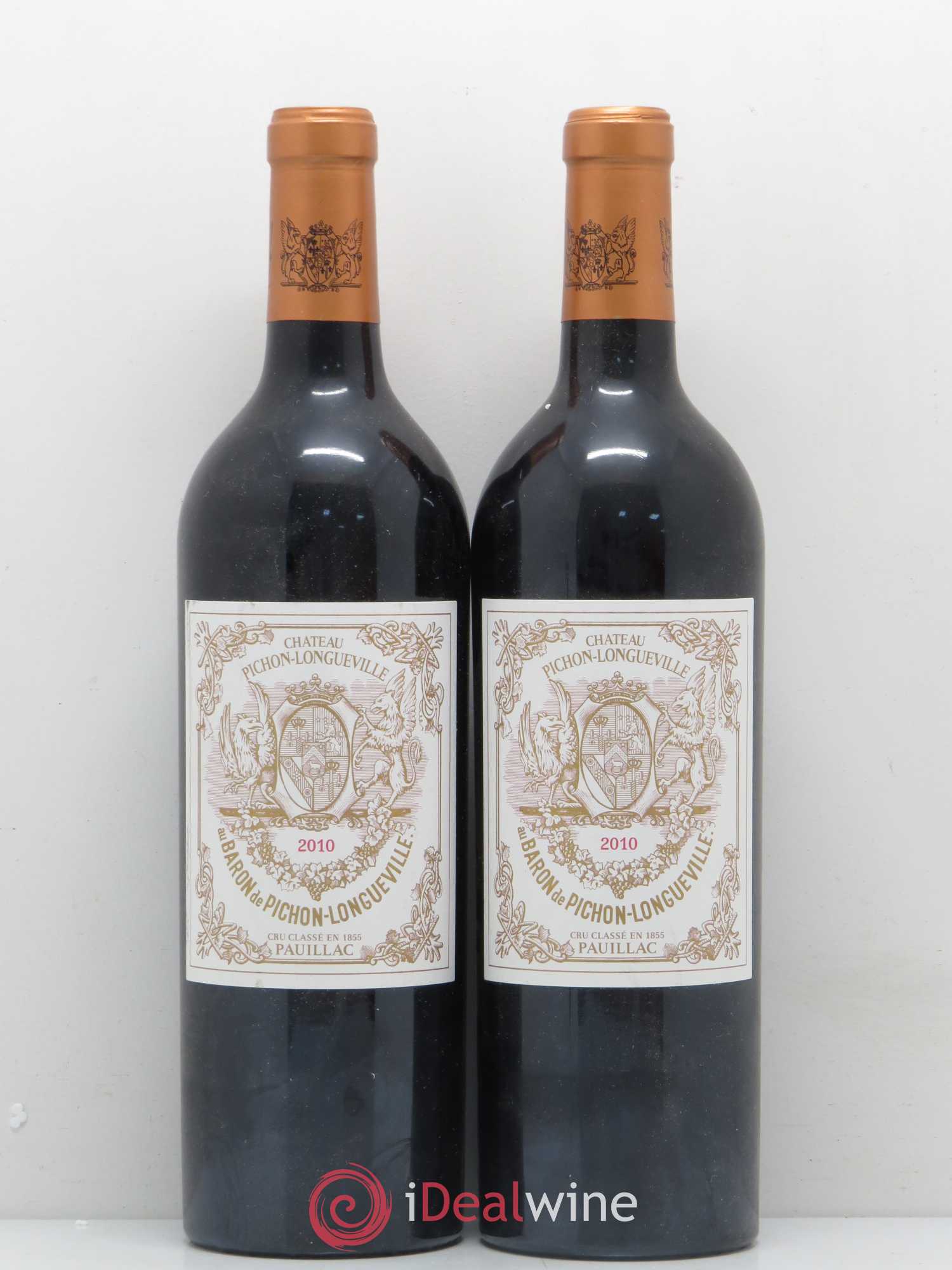 Pichon Longueville Baron 2ème Grand Cru Classé 2010 - Lot de 2 bouteilles - 0