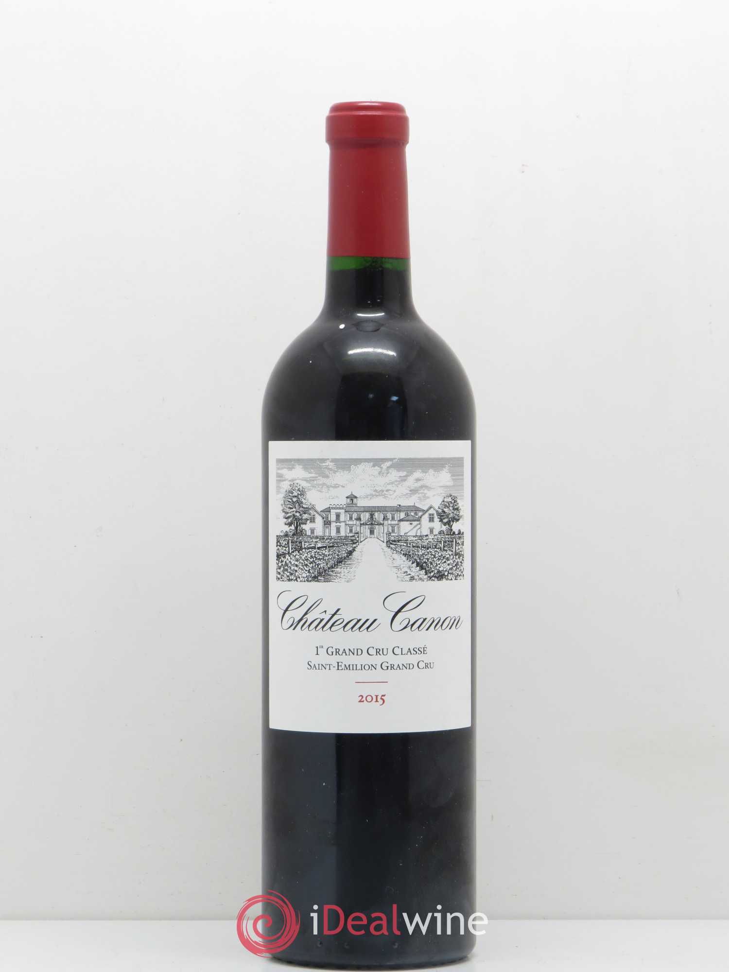Château Canon 1er Grand Cru Classé B 2015 - Lot de 1 bouteille - 0