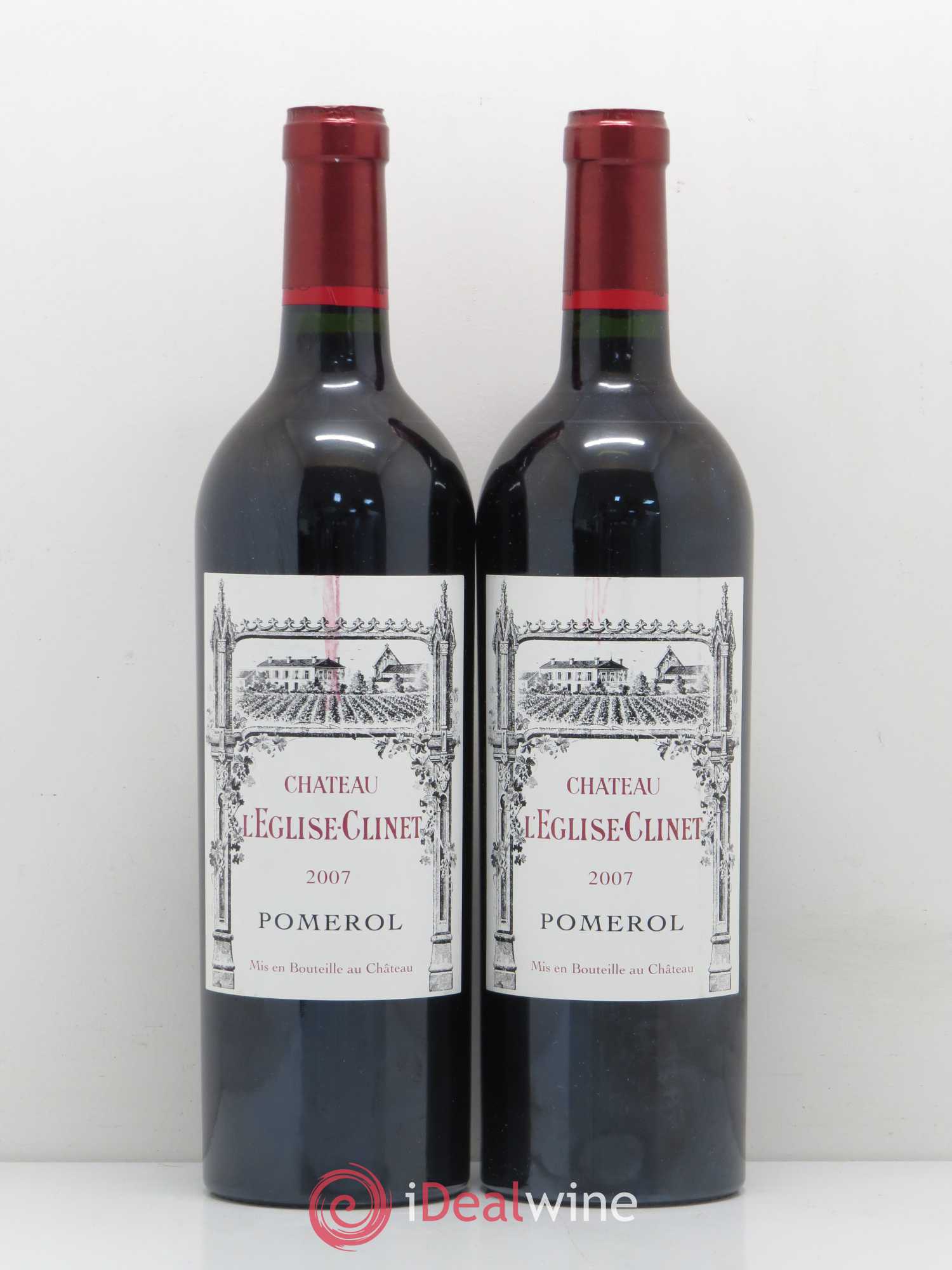 Château l' Église Clinet 2007 - Lot de 2 bouteilles - 0
