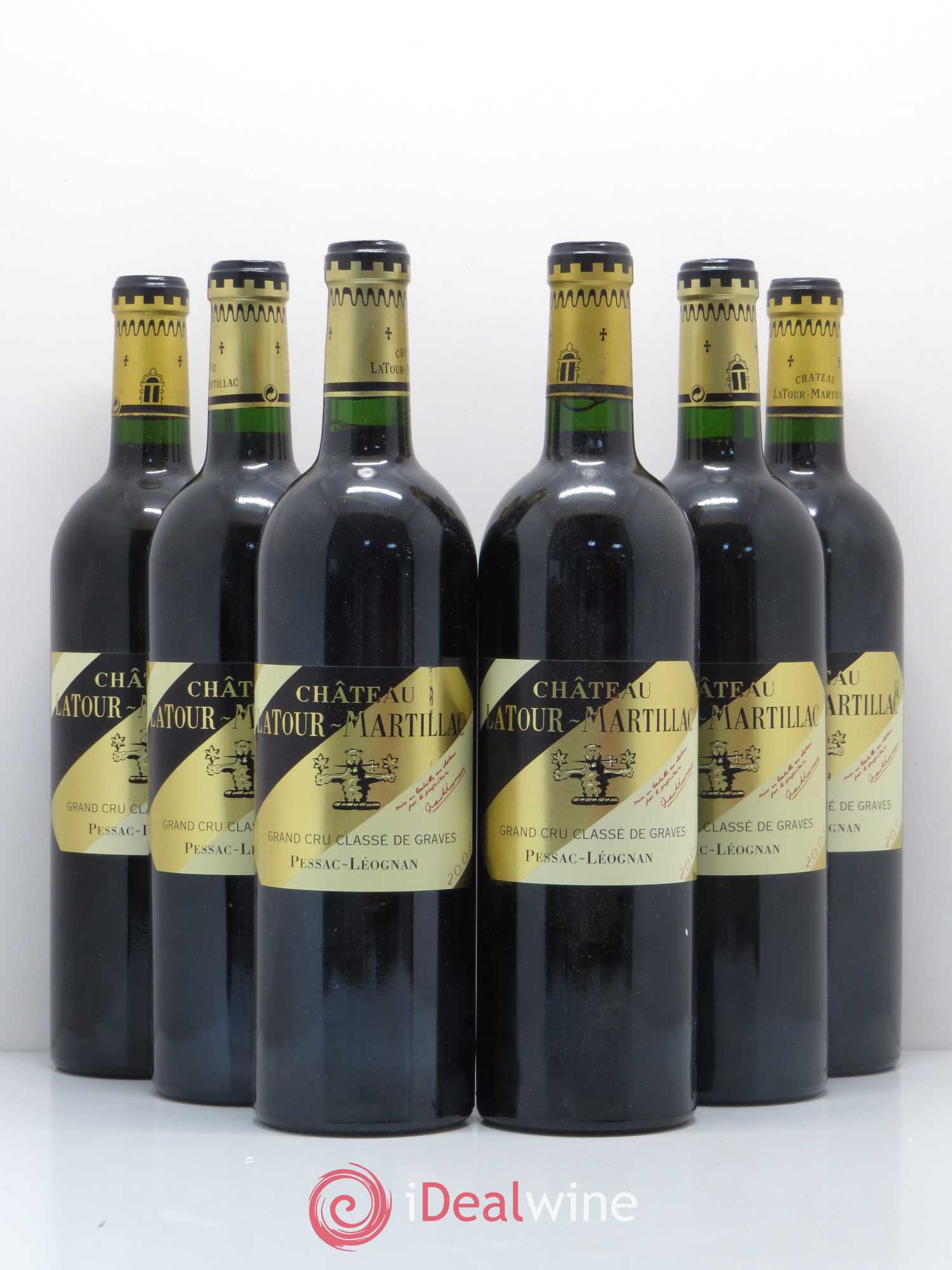 Château Latour-Martillac Cru Classé de Graves 2005 - Lot de 6 bouteilles - 0