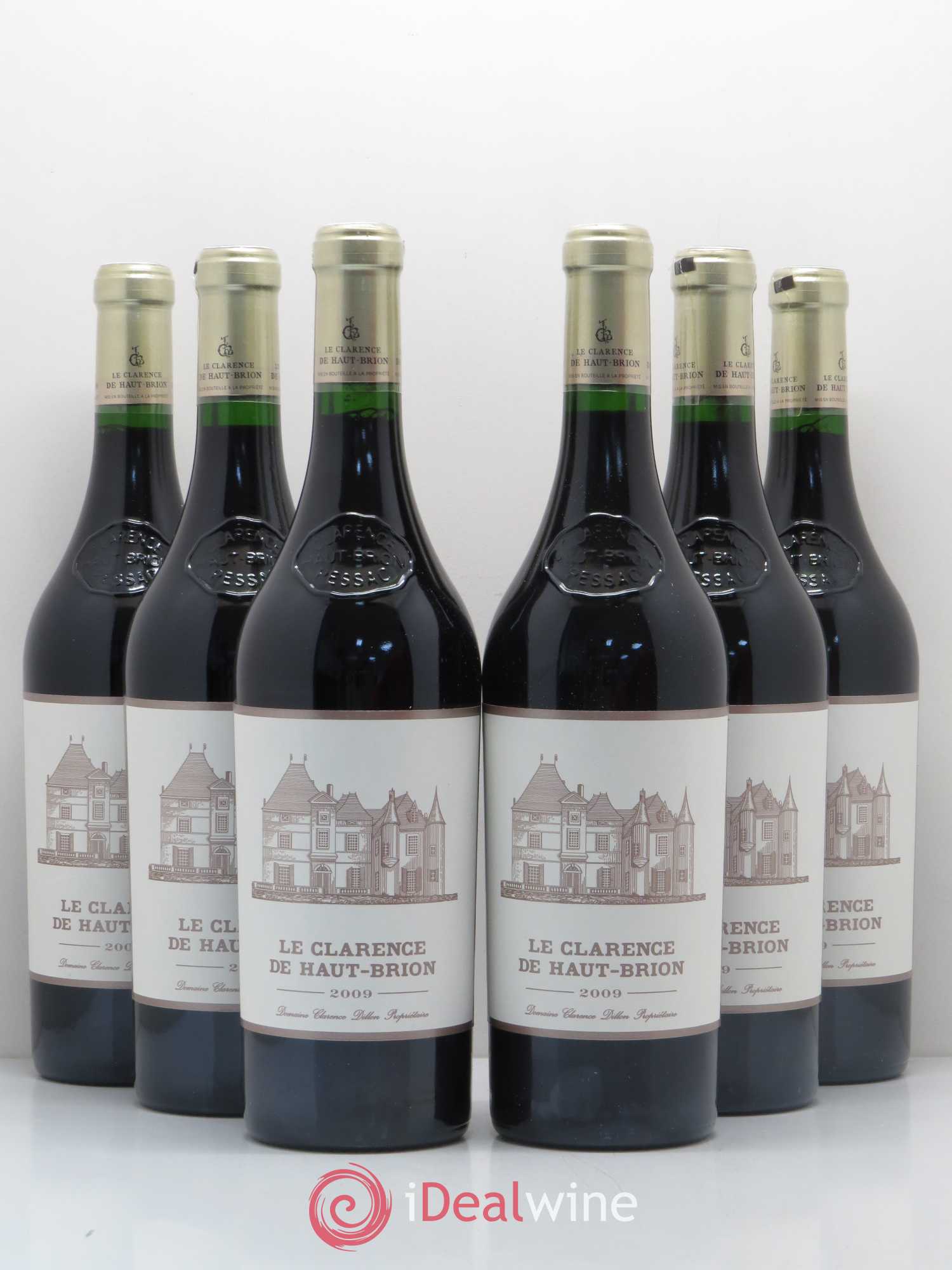 Clarence (Bahans) de Haut-Brion Second Vin 2009 - Lot de 6 bouteilles - 0