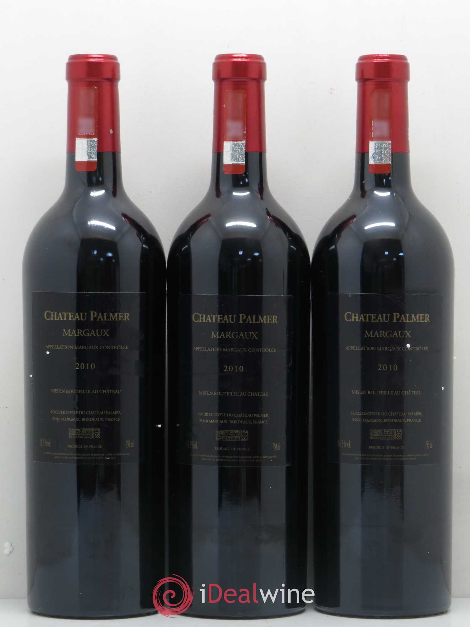 Château Palmer 3ème Grand Cru Classé 2010 - Lot de 6 bouteilles - 2