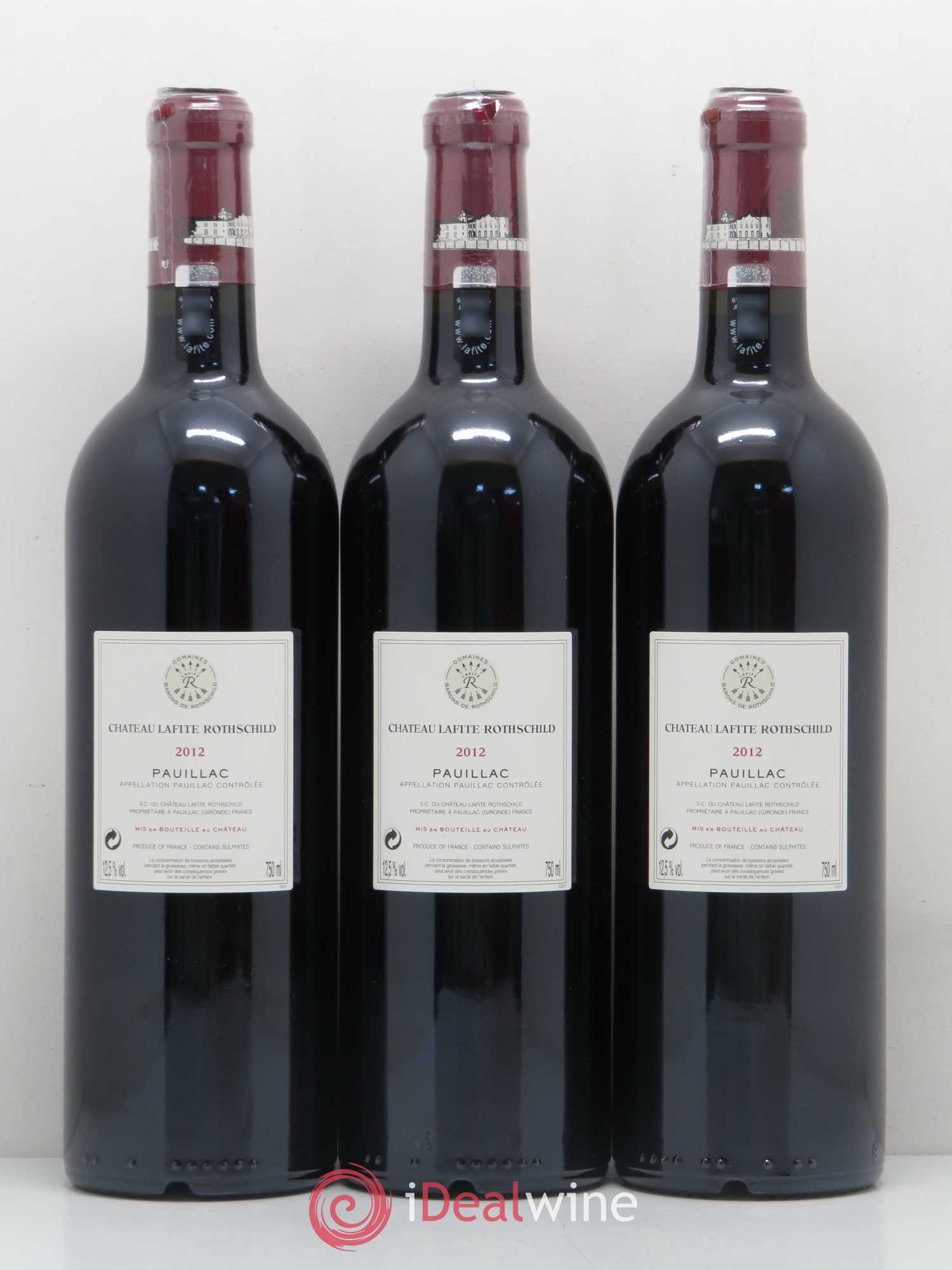 Château Lafite Rothschild 1er Grand Cru Classé 2012 - Lot de 6 bouteilles - 2