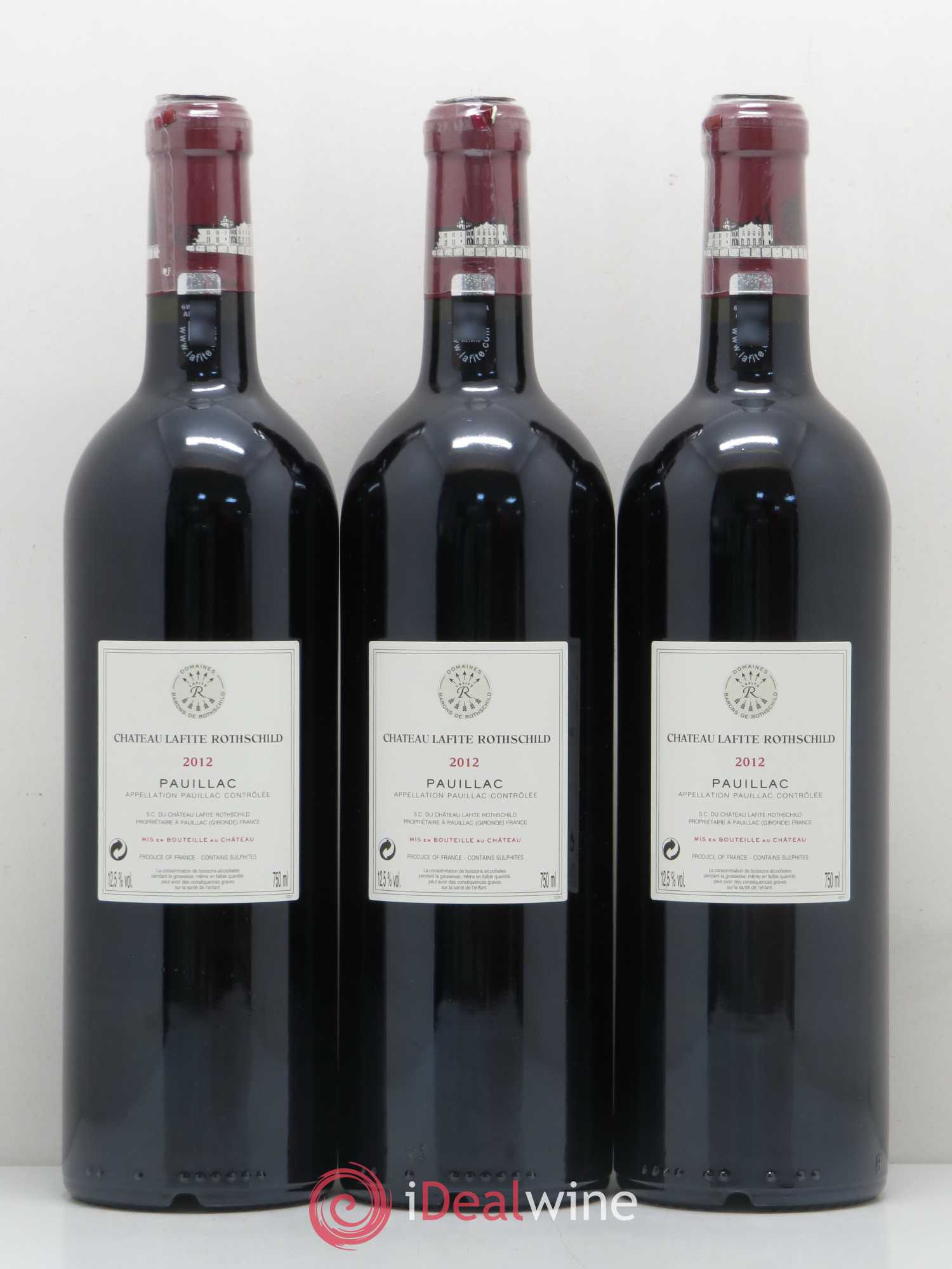 Château Lafite Rothschild 1er Grand Cru Classé 2012 - Lot de 6 bouteilles - 4