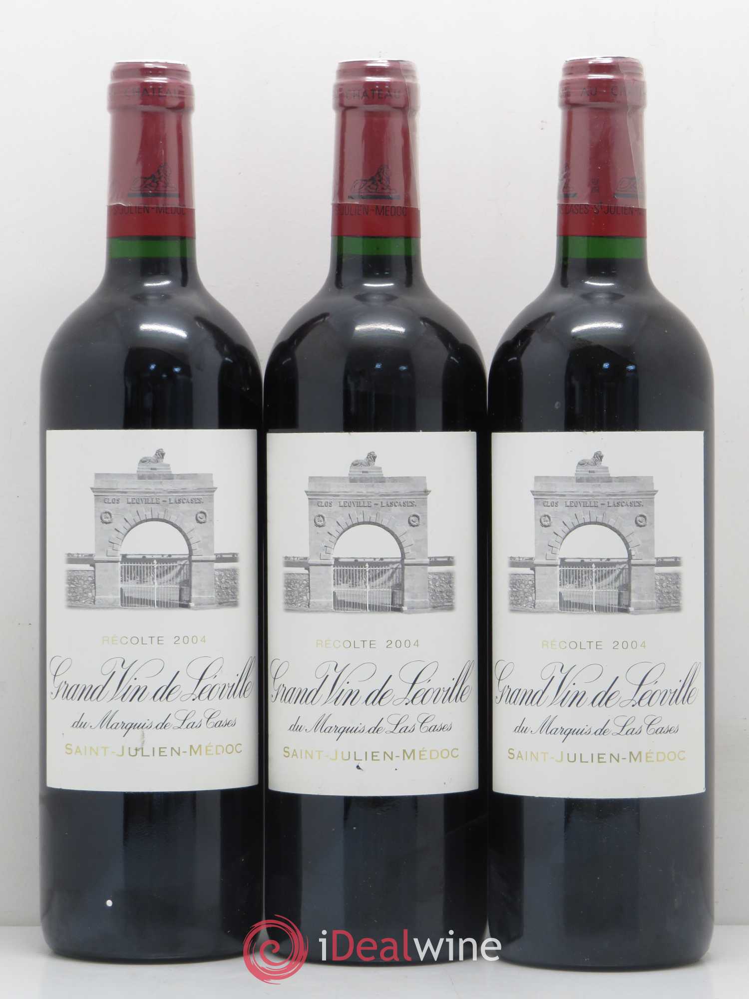 Château Léoville Las Cases 2ème Grand Cru Classé 2004 - Lot de 6 bouteilles - 1