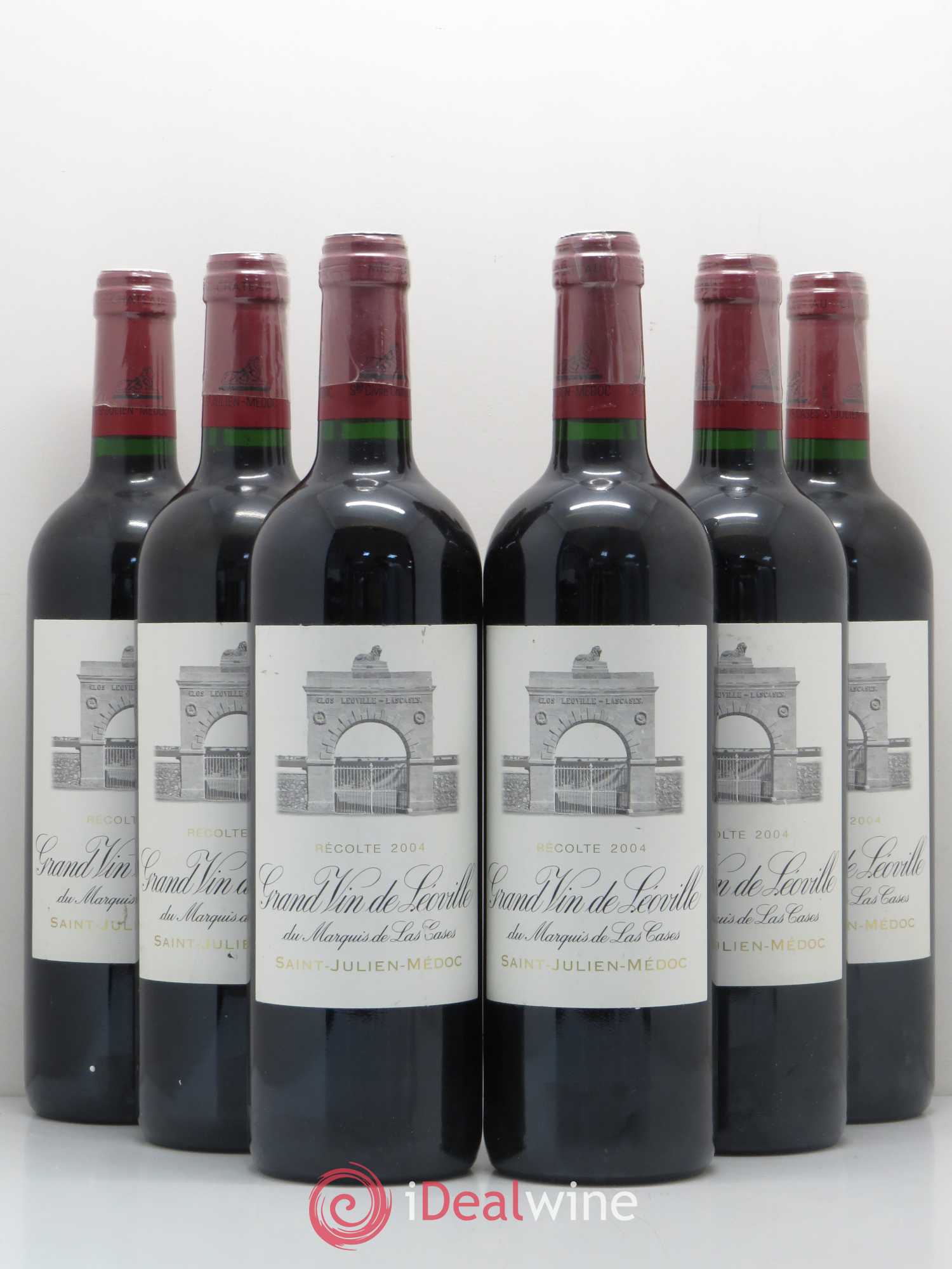 Château Léoville Las Cases 2ème Grand Cru Classé 2004 - Lot de 6 bouteilles - 0